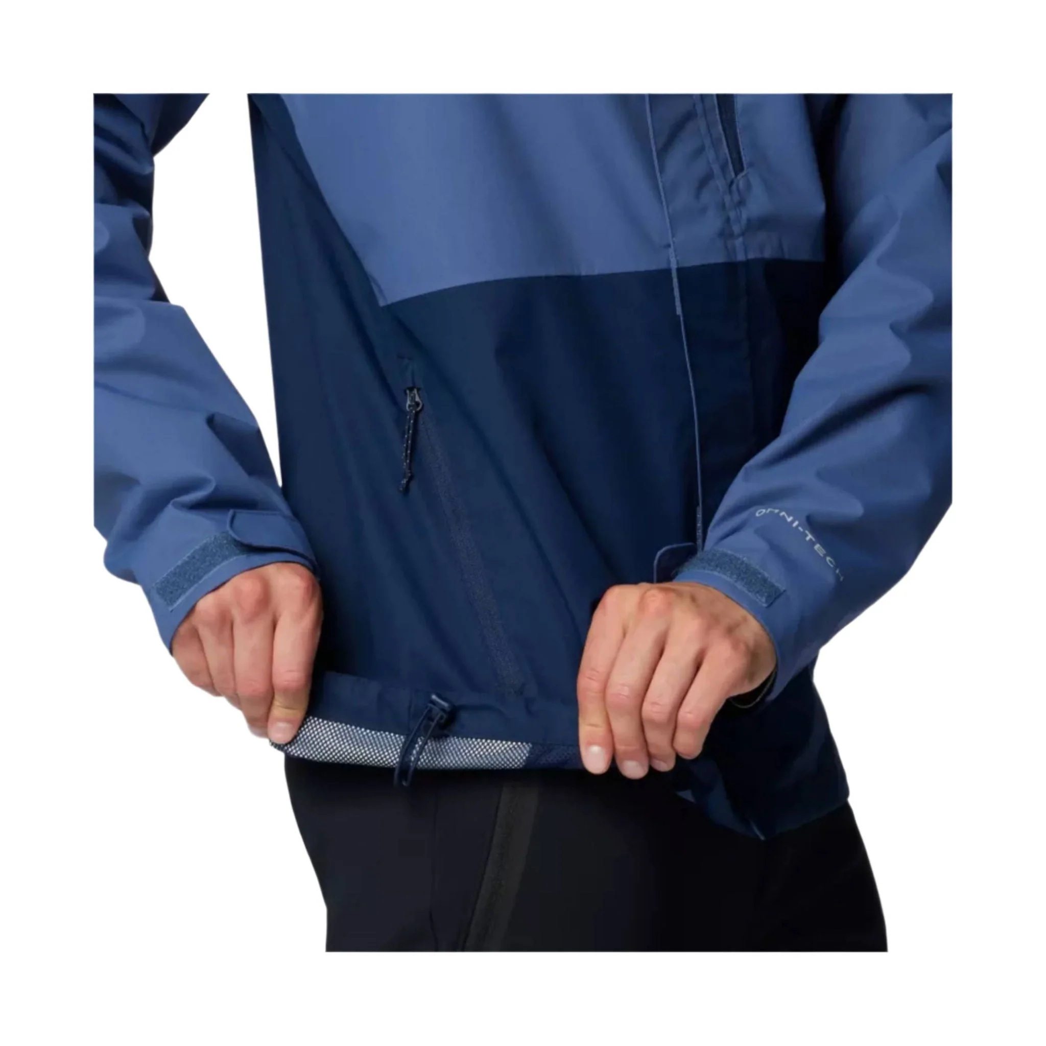 Columbia Men's Hikebound II Rain Jacket - Dark Mountain - Image 5