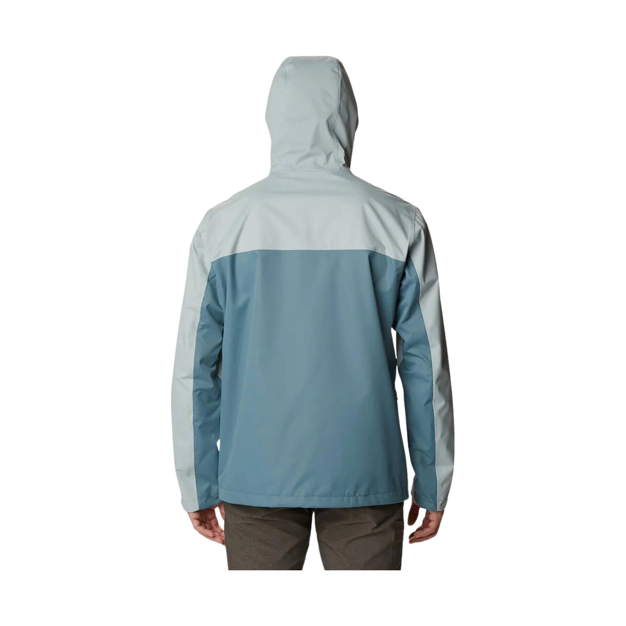 Columbia Men's Hikebound Rain Jacket - Niagara/Metal - Image 3