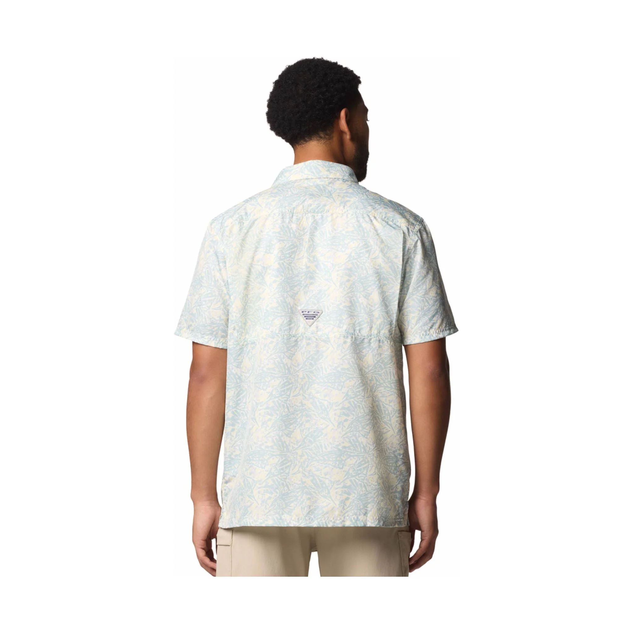 Columbia Men's Super Slack Tide Camp Shirt - Lemon Wash - Image 3