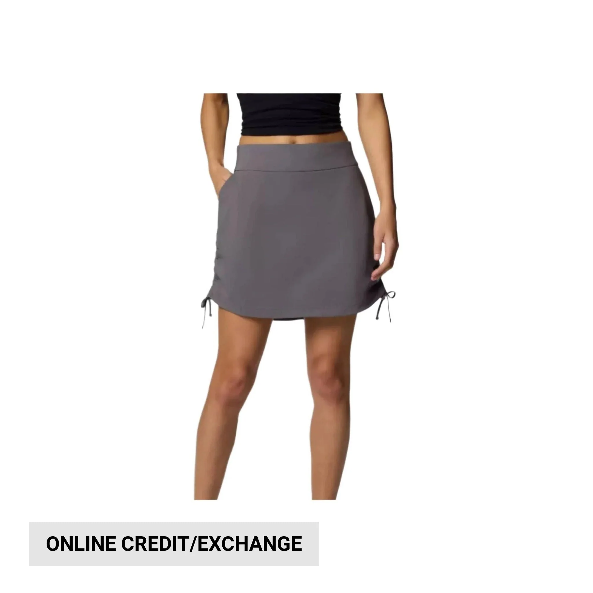 Columbia Women's All Seasons Ruched Skort - City Grey