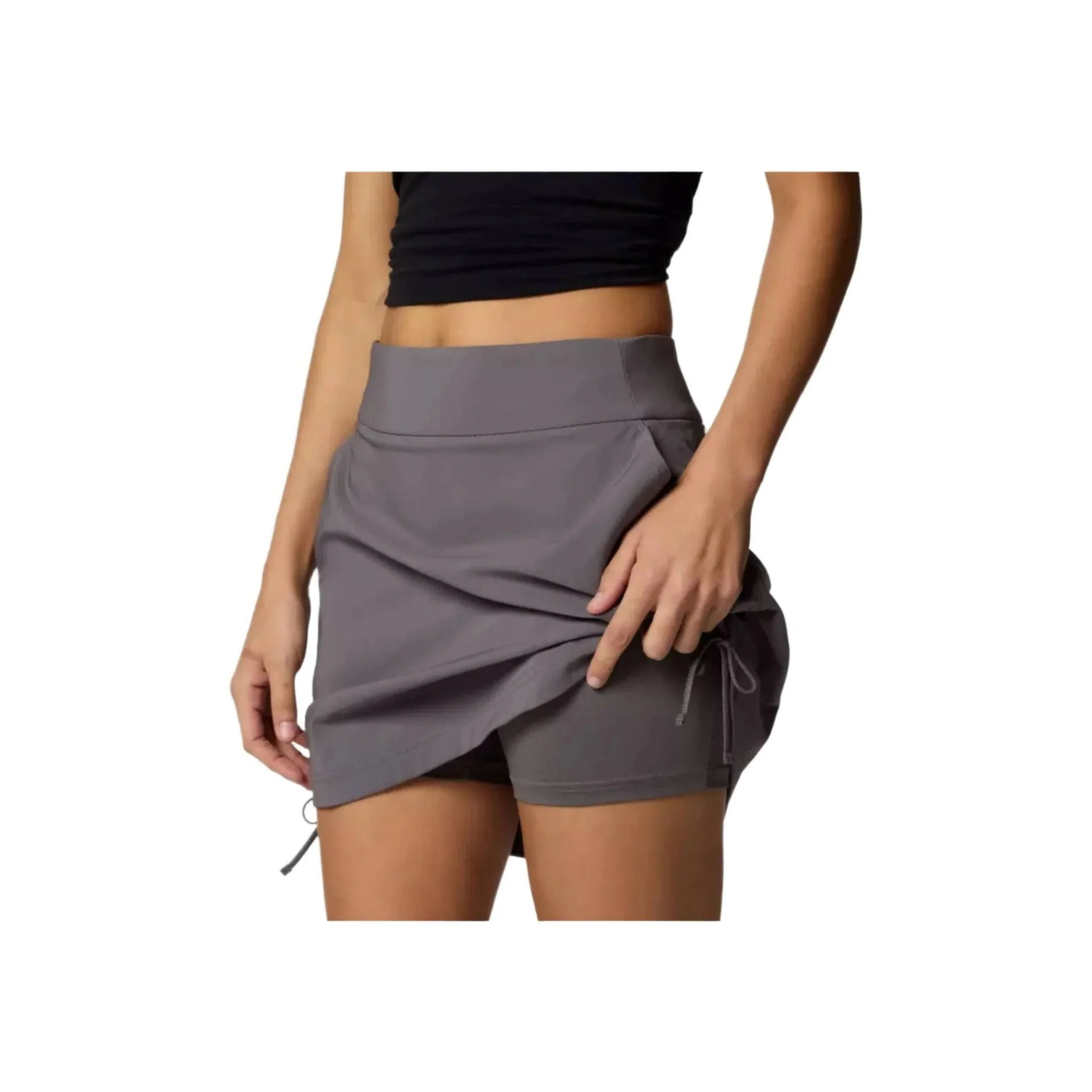 Columbia Women's All Seasons Ruched Skort - City Grey - Image 4