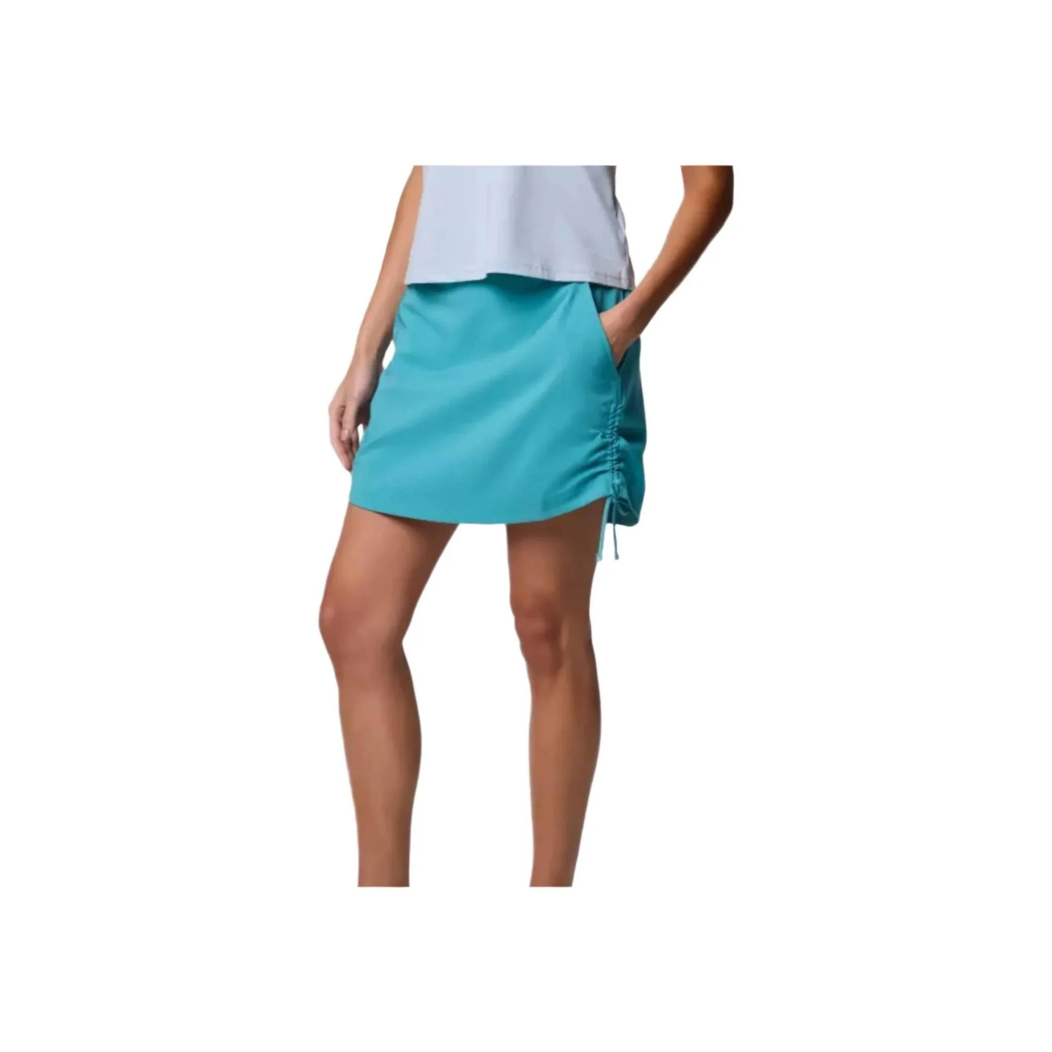 Columbia Women's All Seasons Ruched Skort - Teal - Image 2