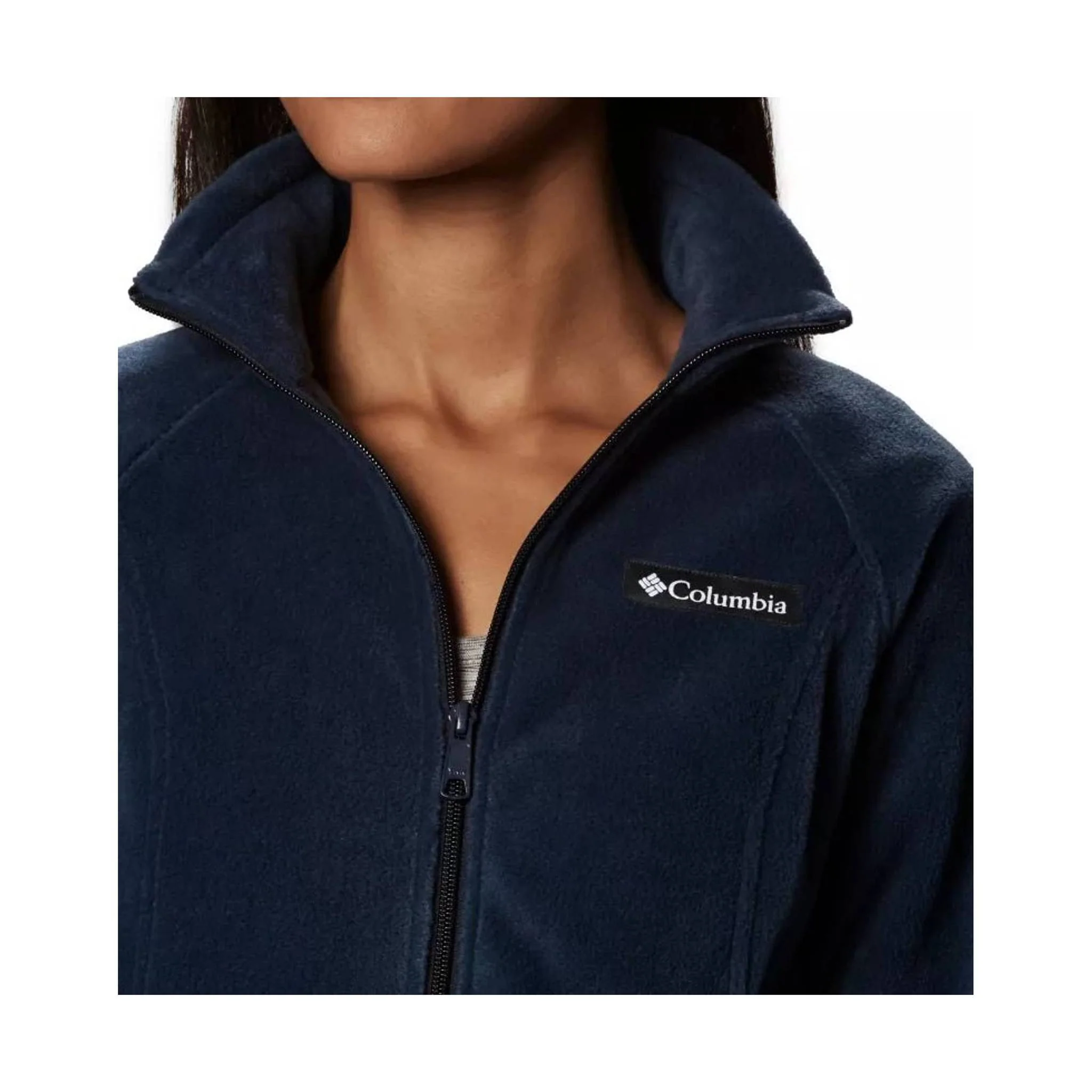 Columbia Women's Benton Springs Full Zip - Navy - Image 2