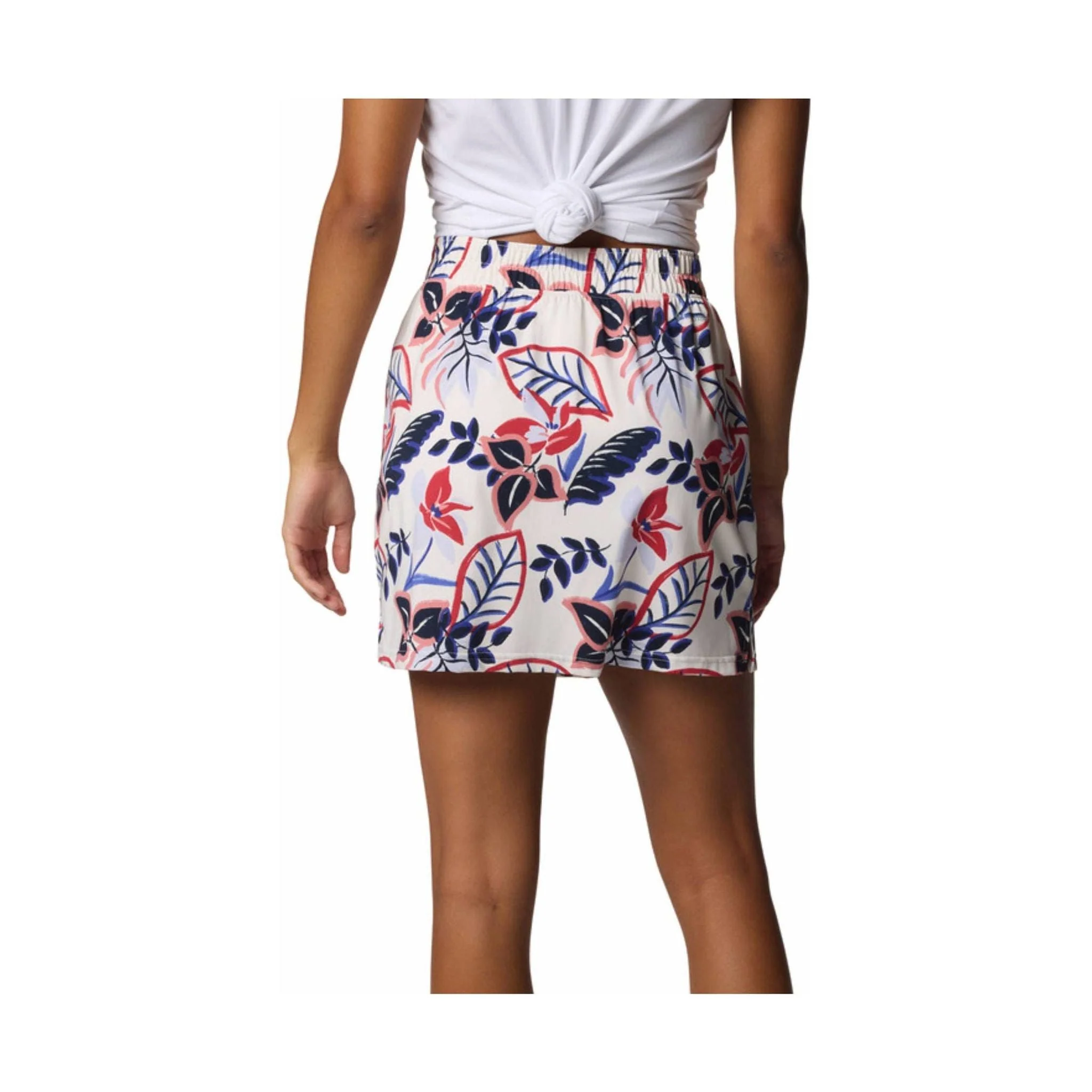 Columbia Women's Chill River Printed Skort - White Pasteled - Image 3
