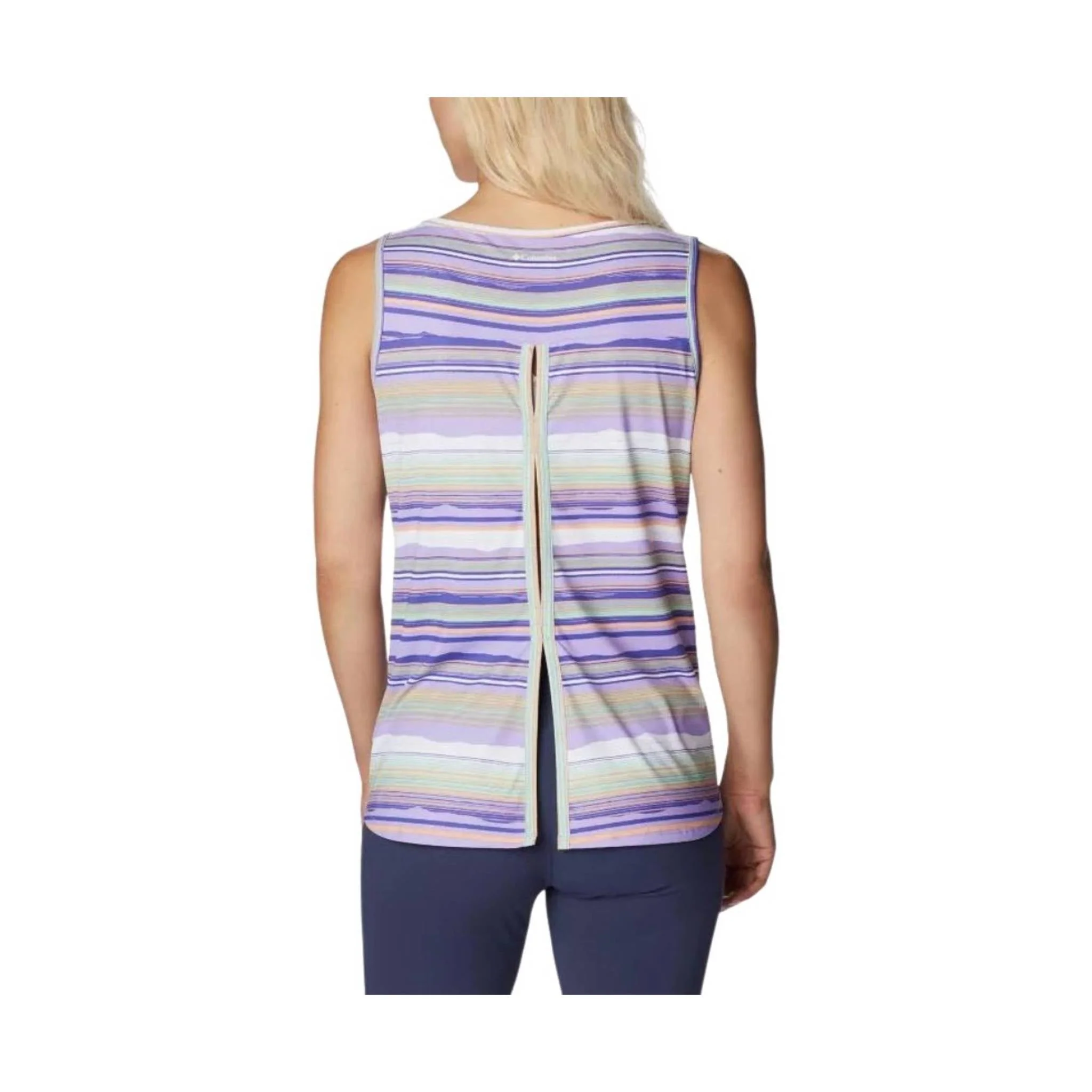 Columbia Women's Chill River Tank - Frosted Purple/ Pop Flora Tonal - Image 3