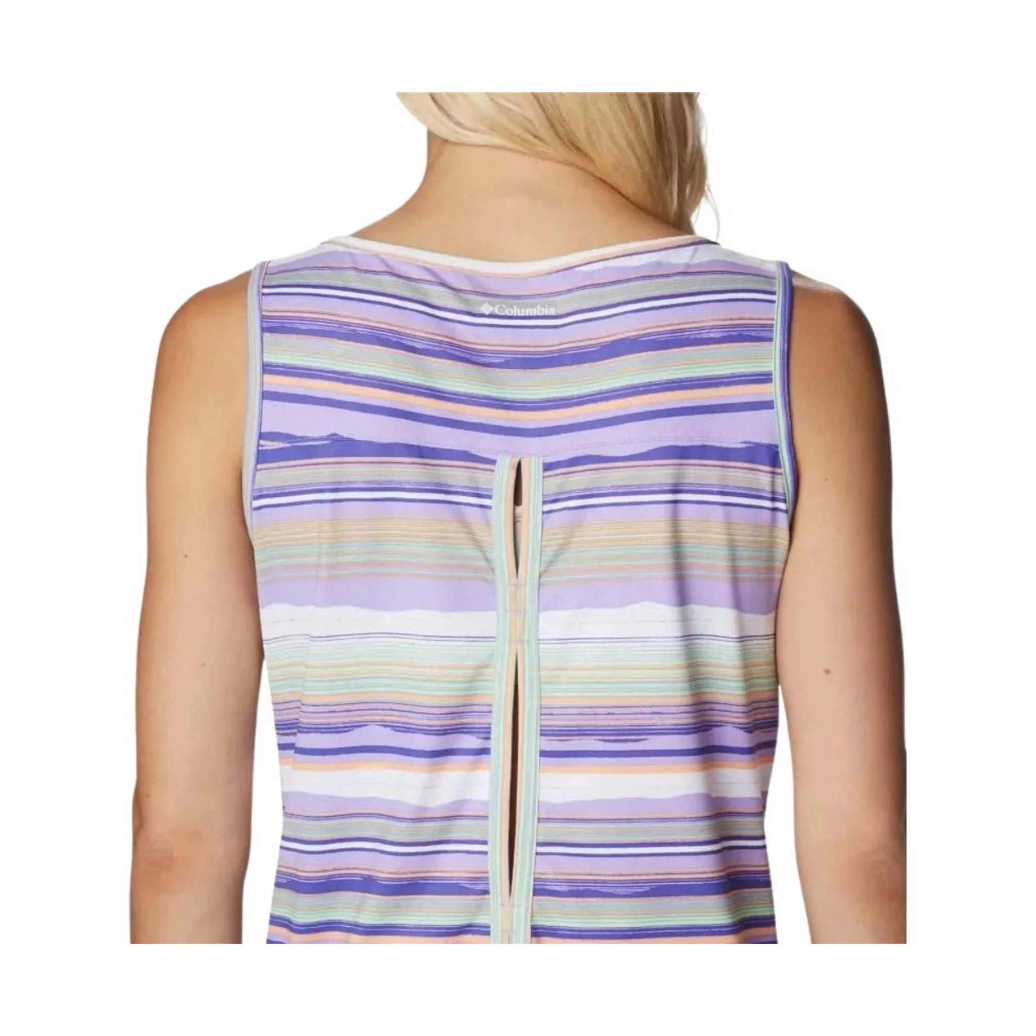Columbia Women's Chill River Tank - Frosted Purple/ Pop Flora Tonal - Image 5