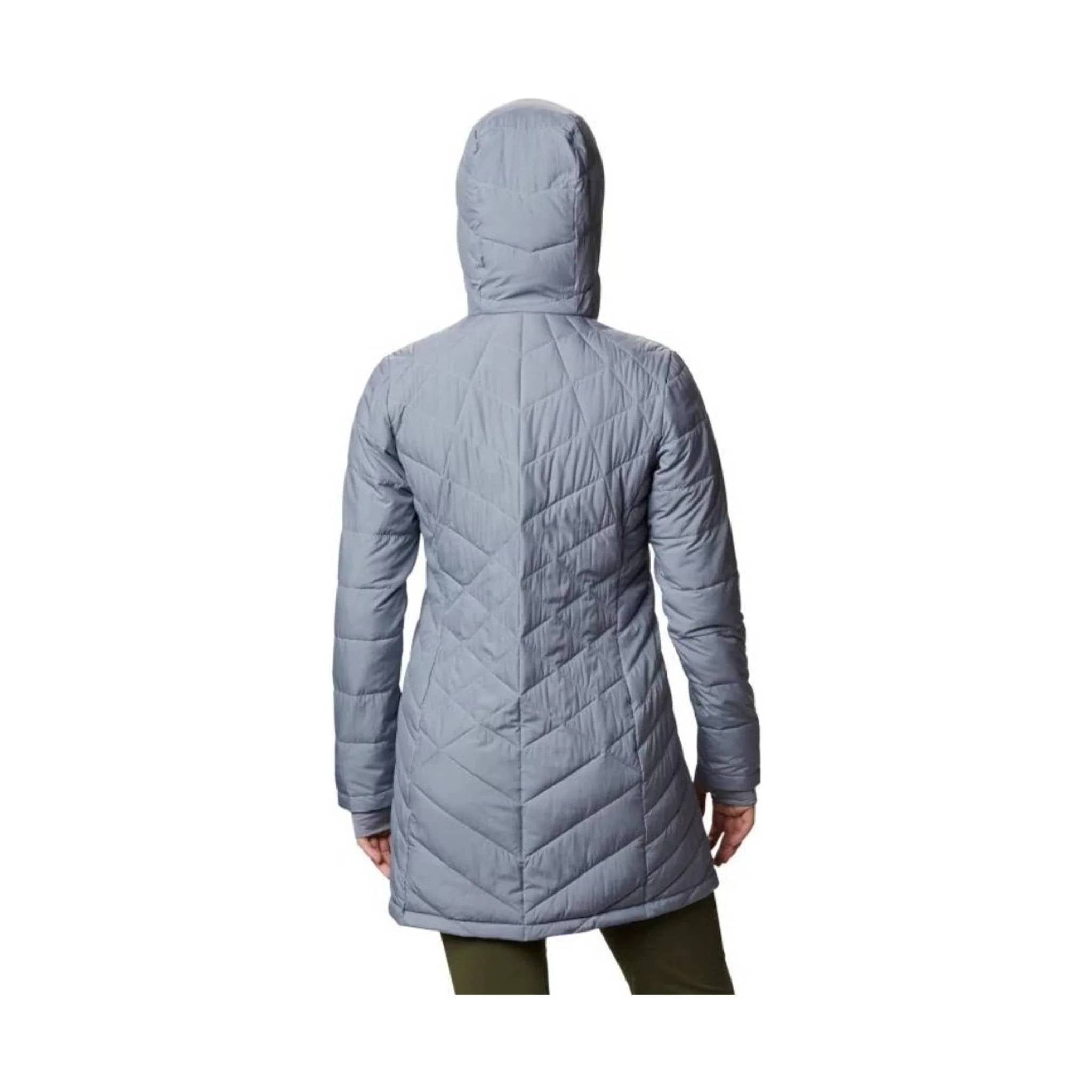 Columbia Women's Heavenly Long Hooded Jacket - Tradewinds Grey - Image 3