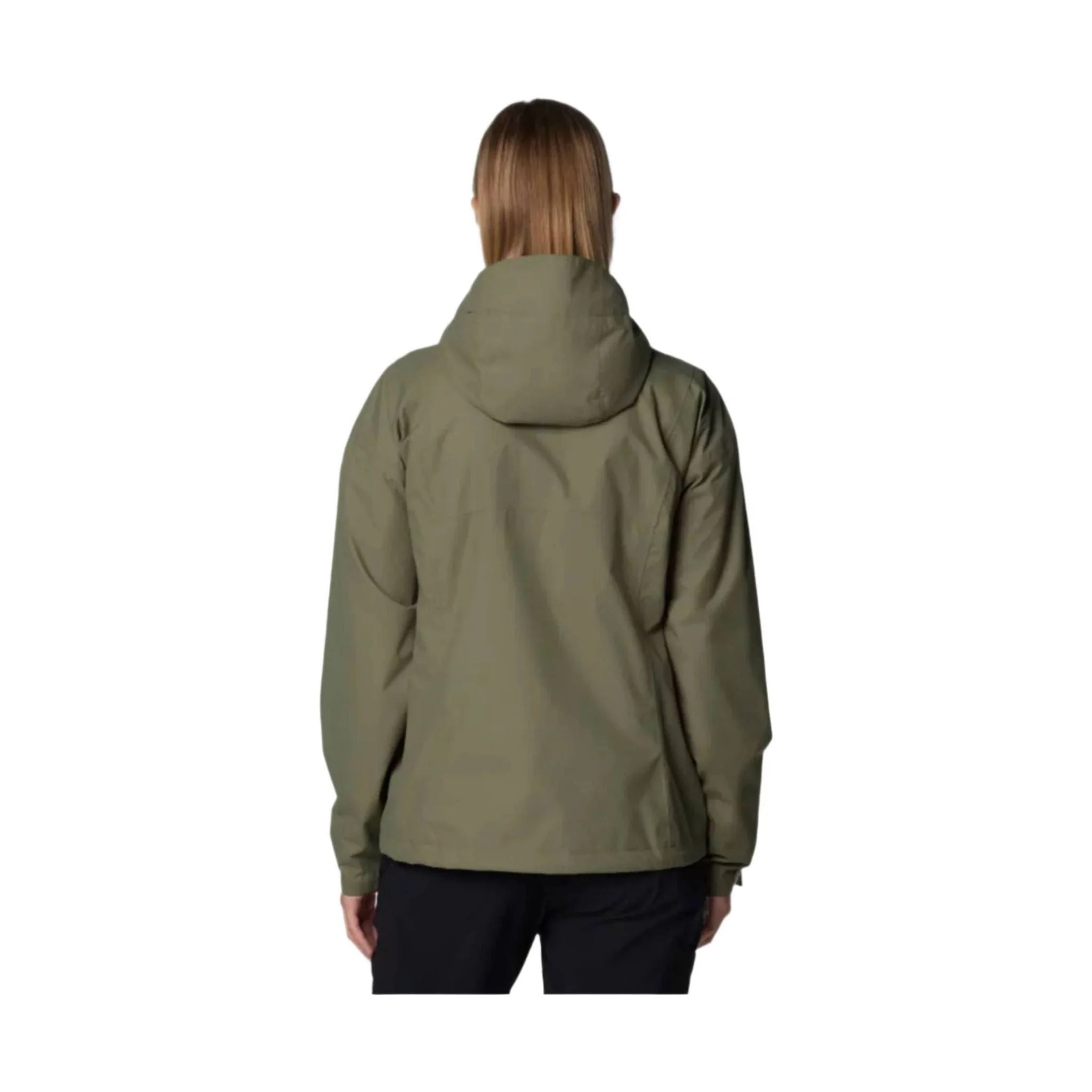 Columbia Women's Hikebound II Rain Jacket - Stone Green - Image 3