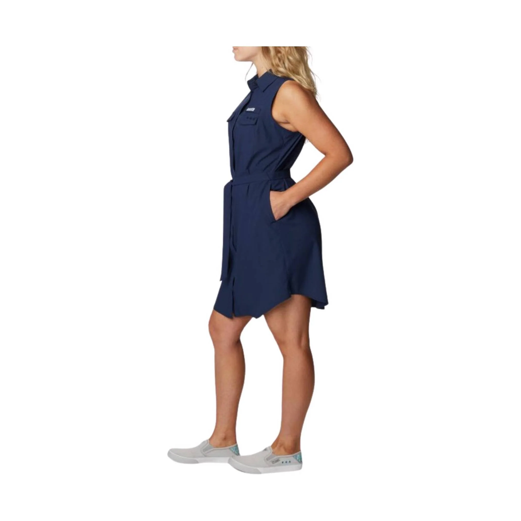 Columbia Women's PFG Sun Drifter Woven Dress II - Collegiate Navy - Image 2