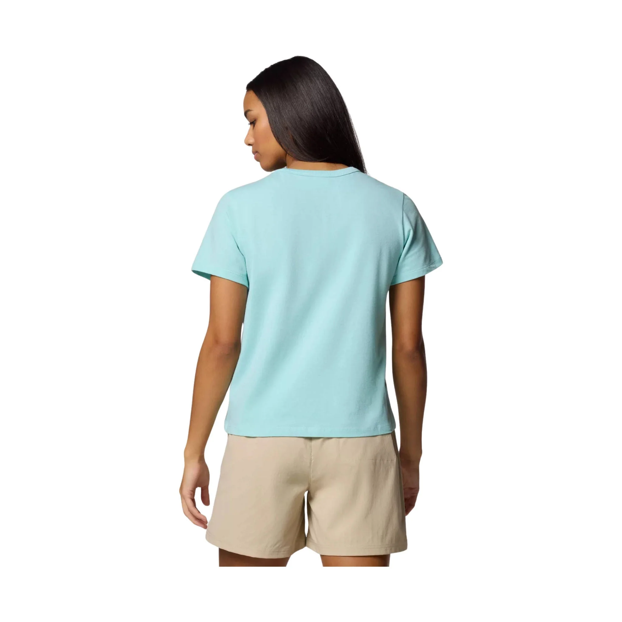Columbia Women's Sun Trek Short Sleeve II Shirt - Spray - Image 2