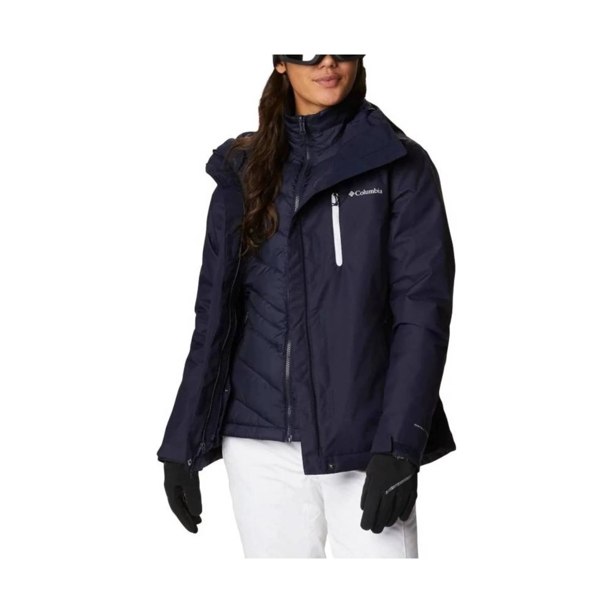Columbia Women's Whirlibird IV Interchange Jacket - Dark Nocturnal - Image 4