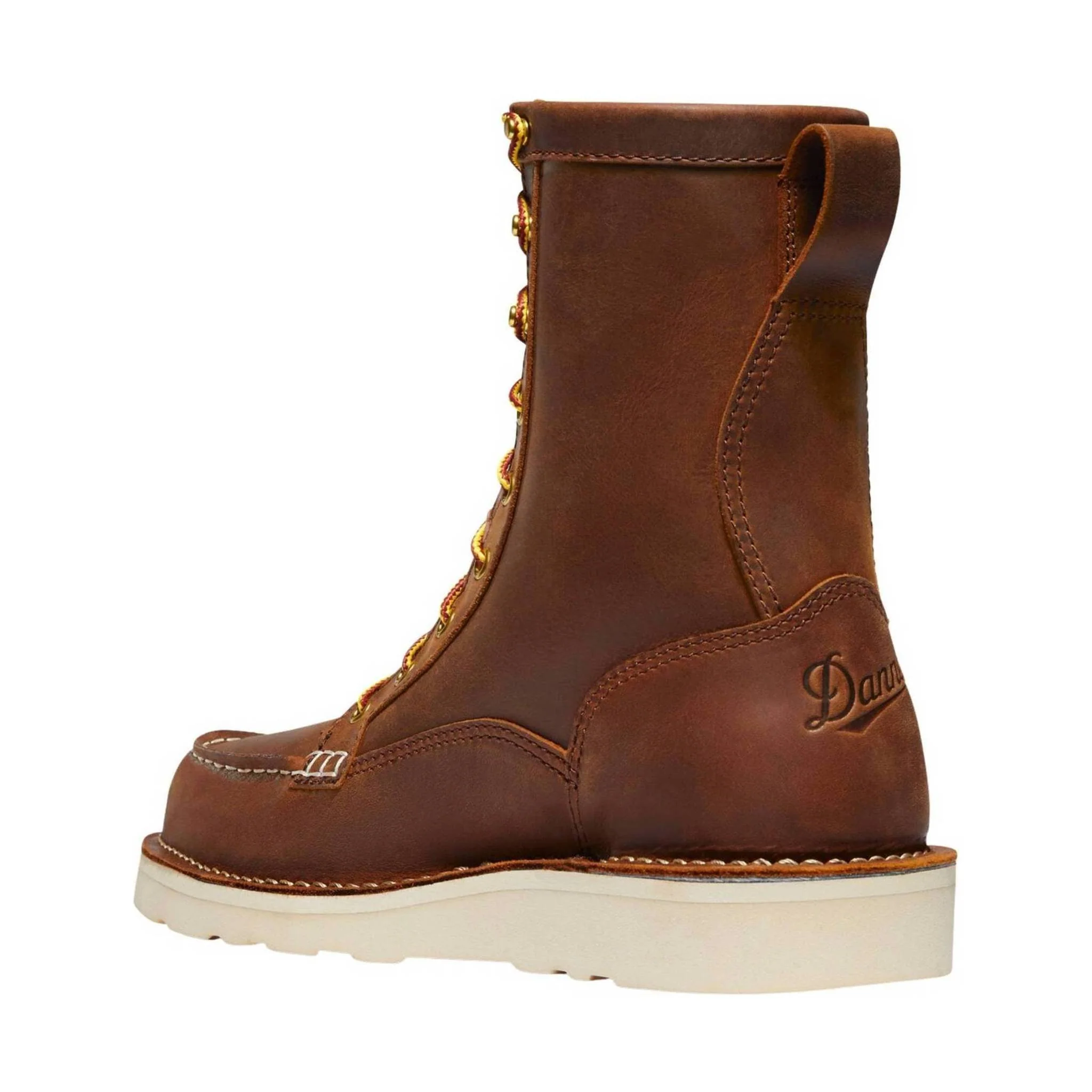 Danner Men's Bull Run 8 Inch Moc Soft Toe Work Boot - Tobacco - Image 3