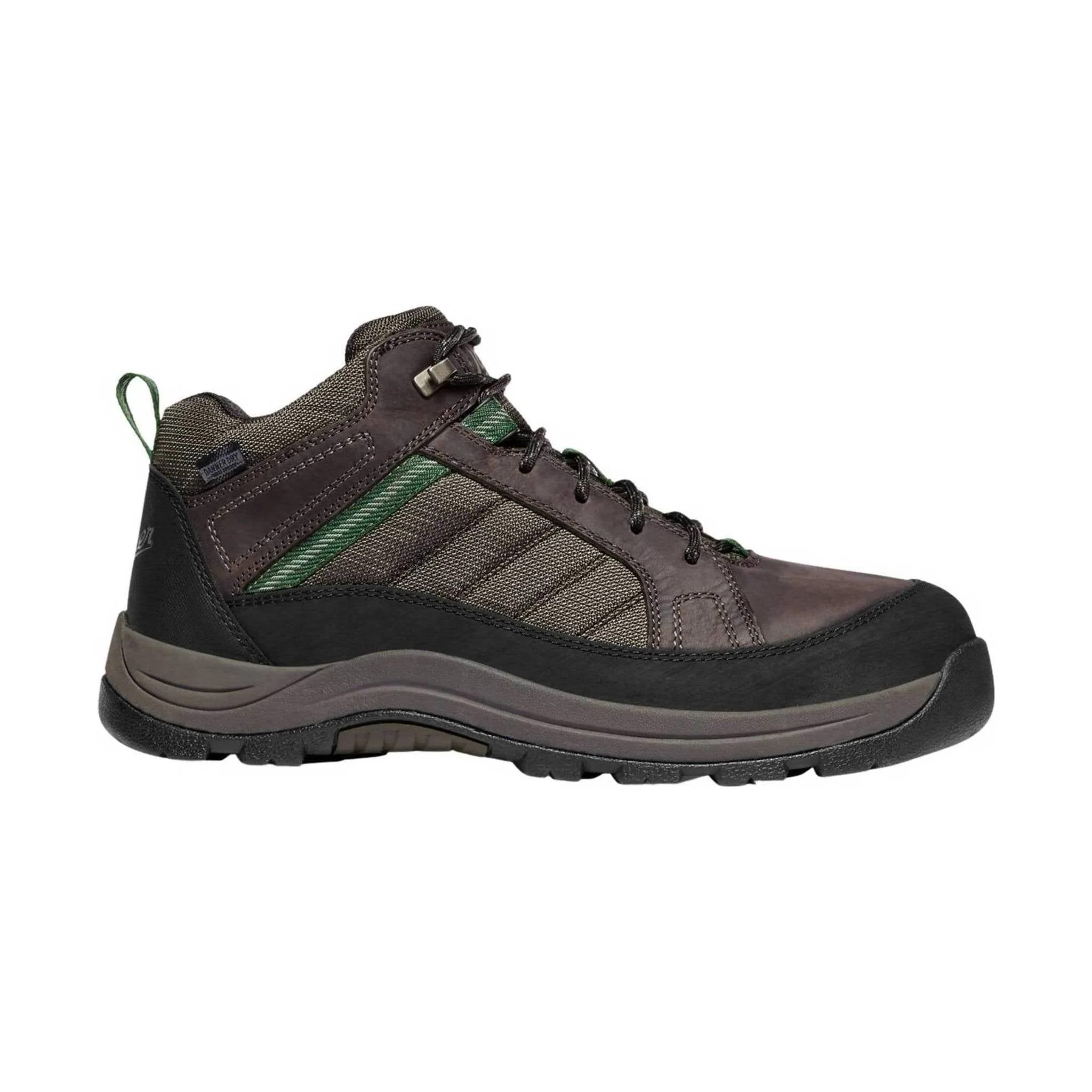 Danner Men's Riverside 4.5 Inch Steel Toe Work Shoe - Brown/Green - Image 2