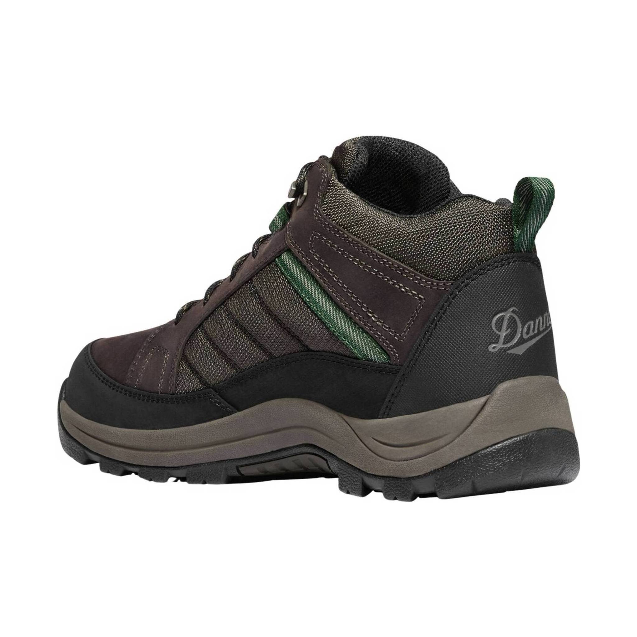 Danner Men's Riverside 4.5 Inch Steel Toe Work Shoe - Brown/Green - Image 3