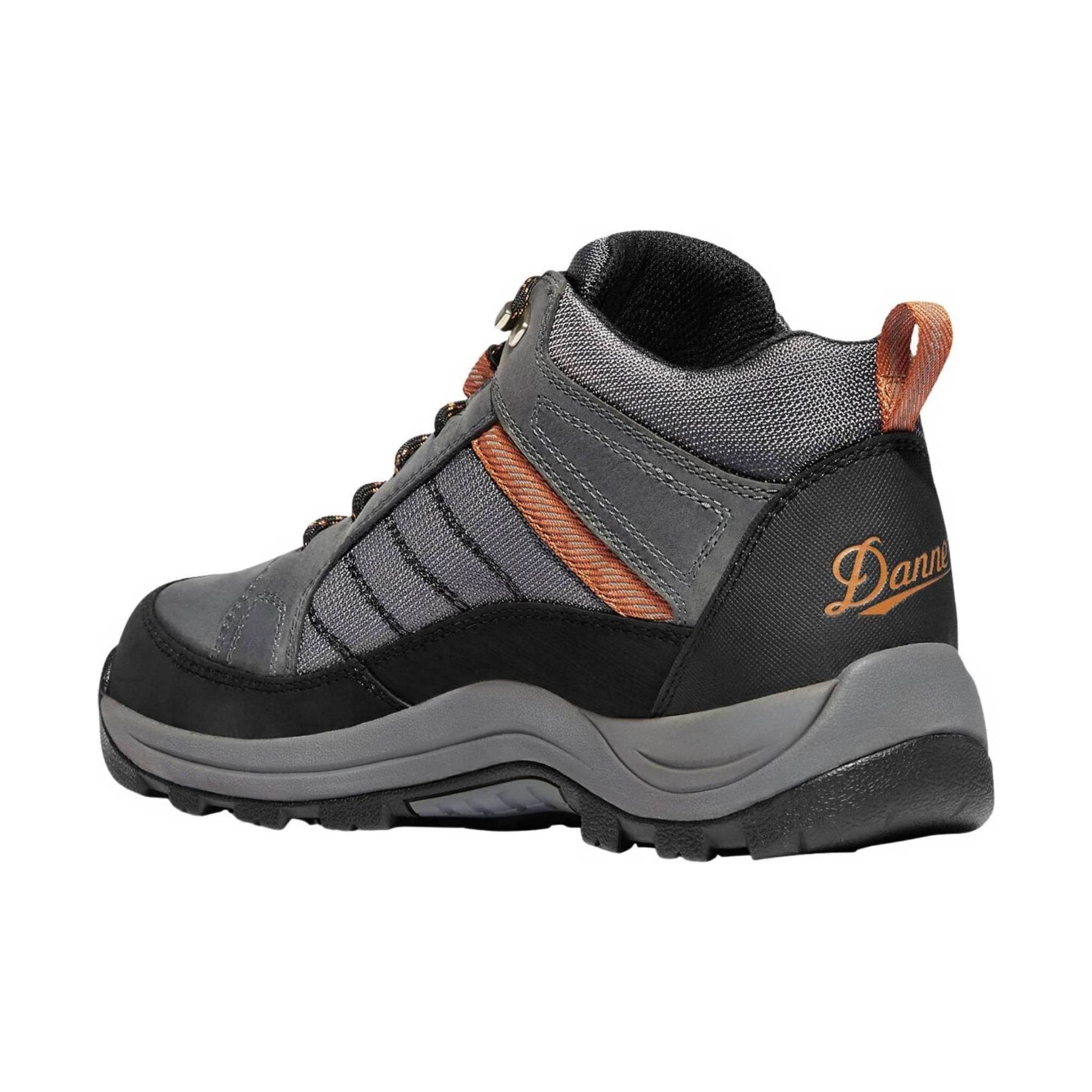 Danner Men's Riverside 4.5 Inch Work Shoe - Gray/Orange - Image 3