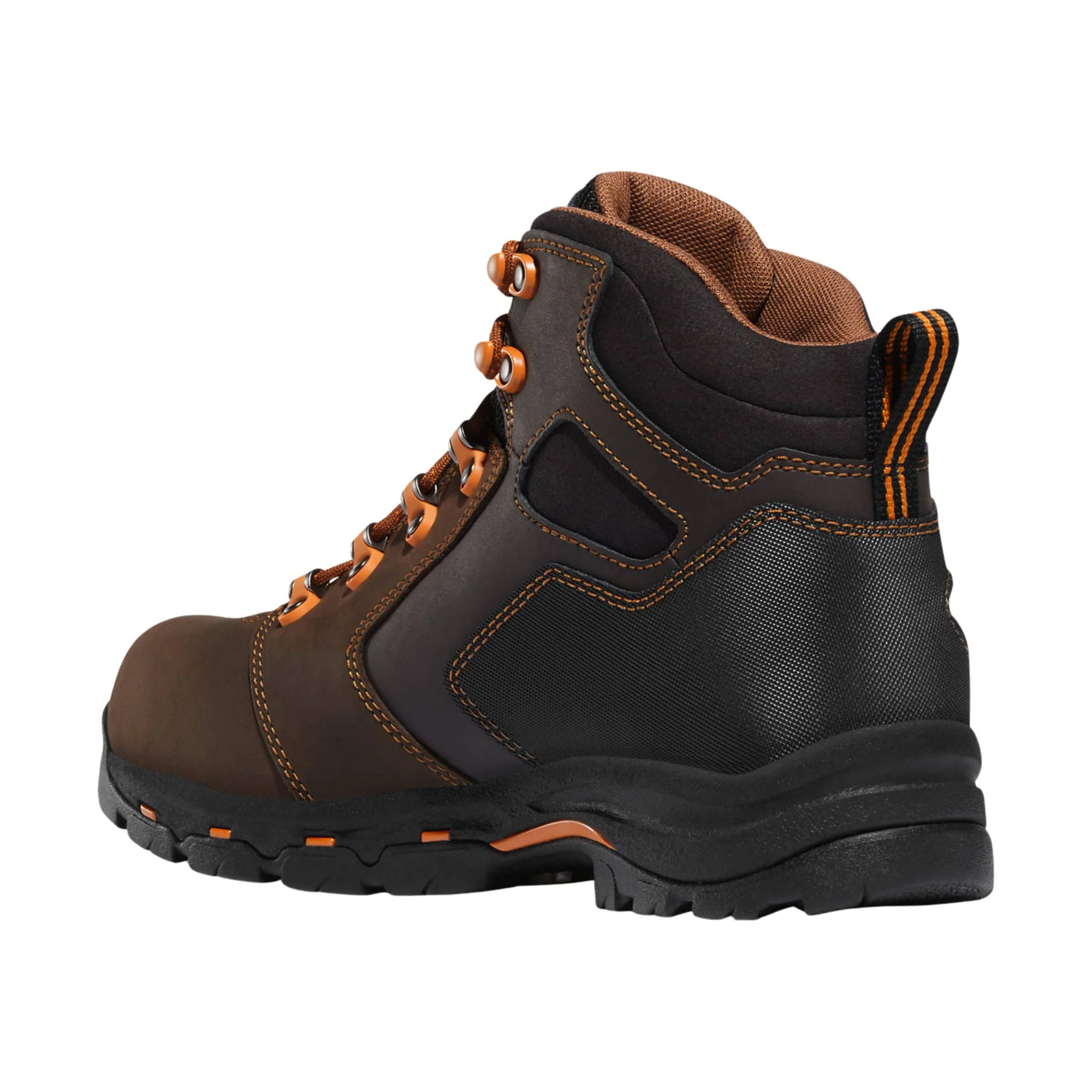Danner Men's Vicious 4.5 Inch Work Boot - Brown/Orange - Image 3