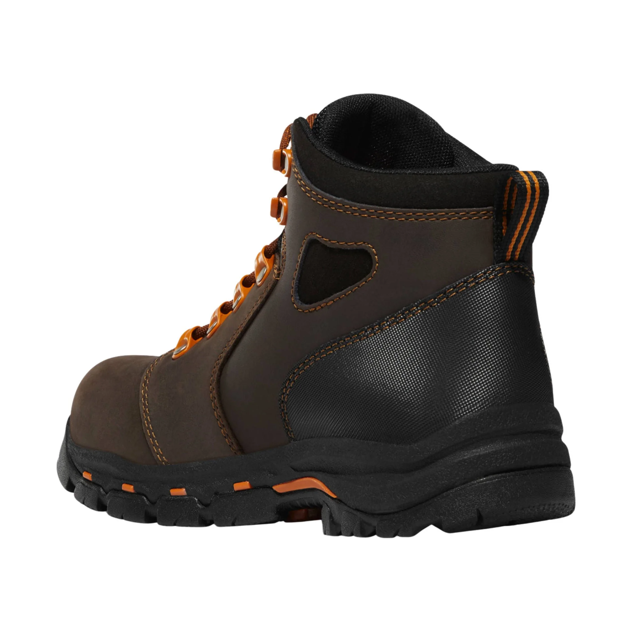 Danner Women's Vicious 4 Inch Composite Toe Work Boot - Brown/Orange - Image 3
