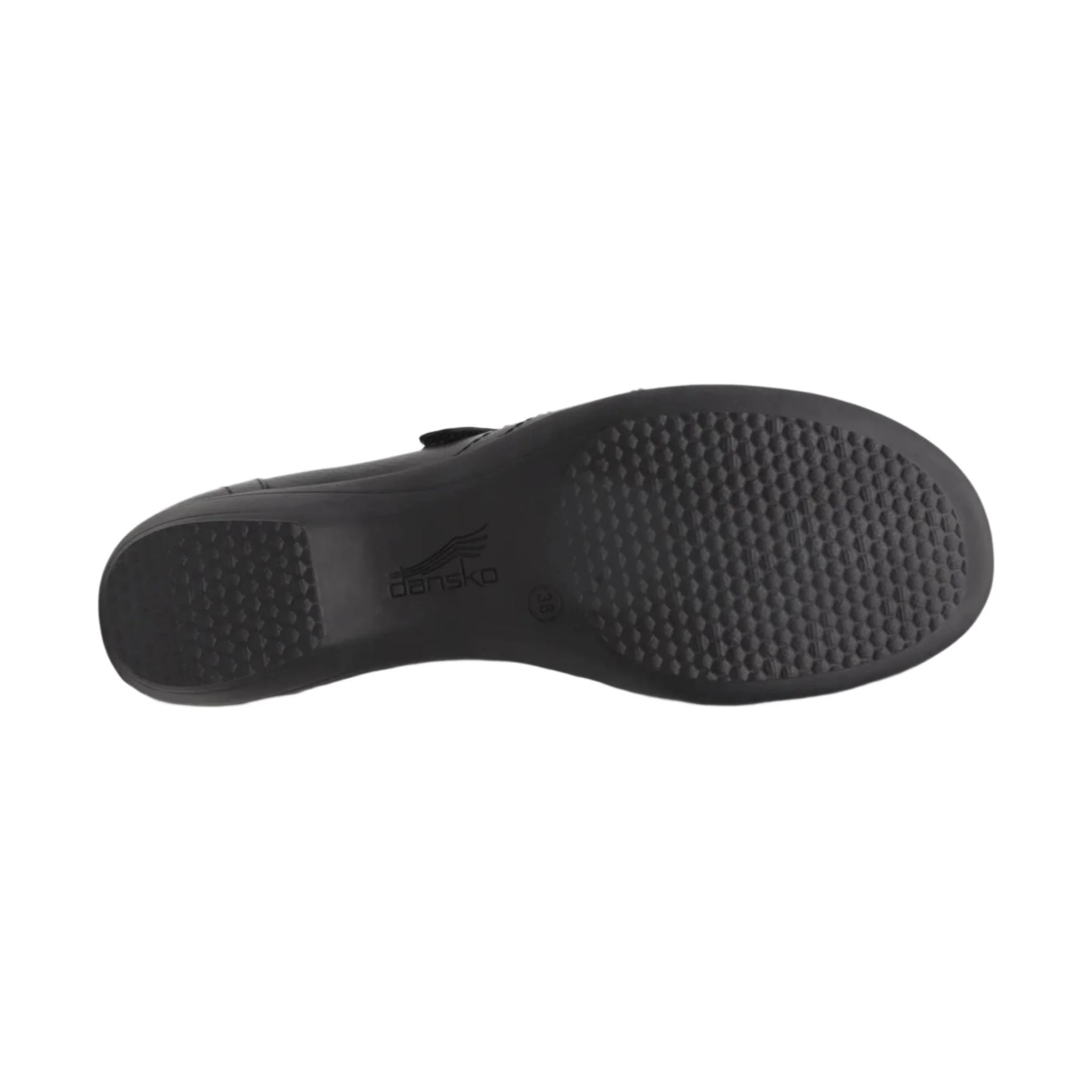 Dansko Women's Franny Wide Shoes - Black Milled - Image 5