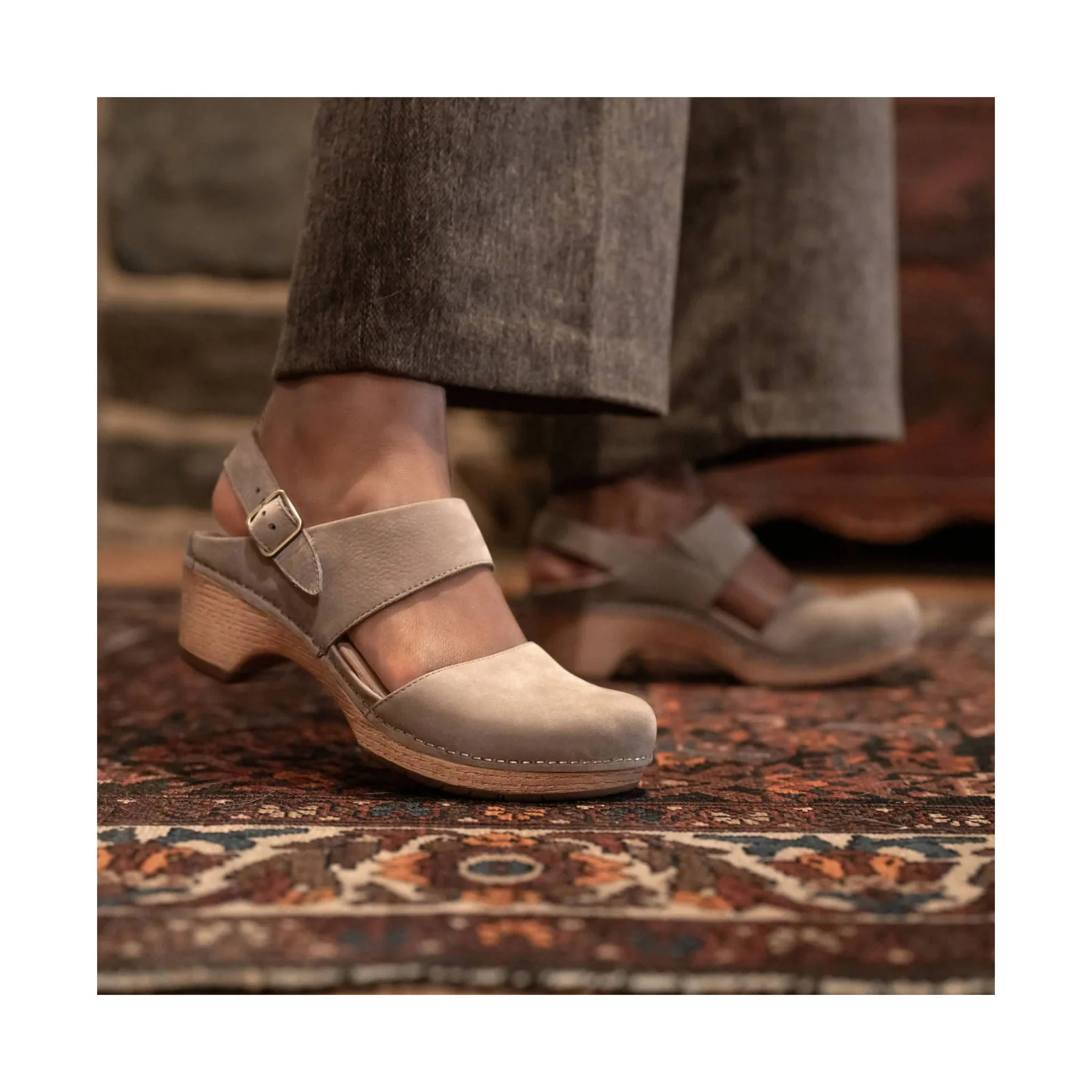 Dansko Women's Lucia Shoes - Taupe - Image 7