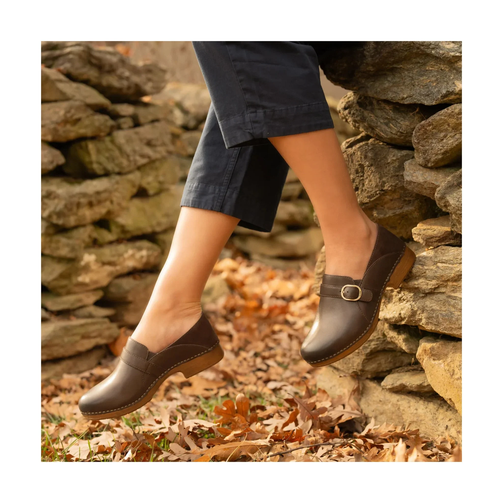 Dansko Women's Margaret - Chocolate Burnished Calf Clog - Image 7