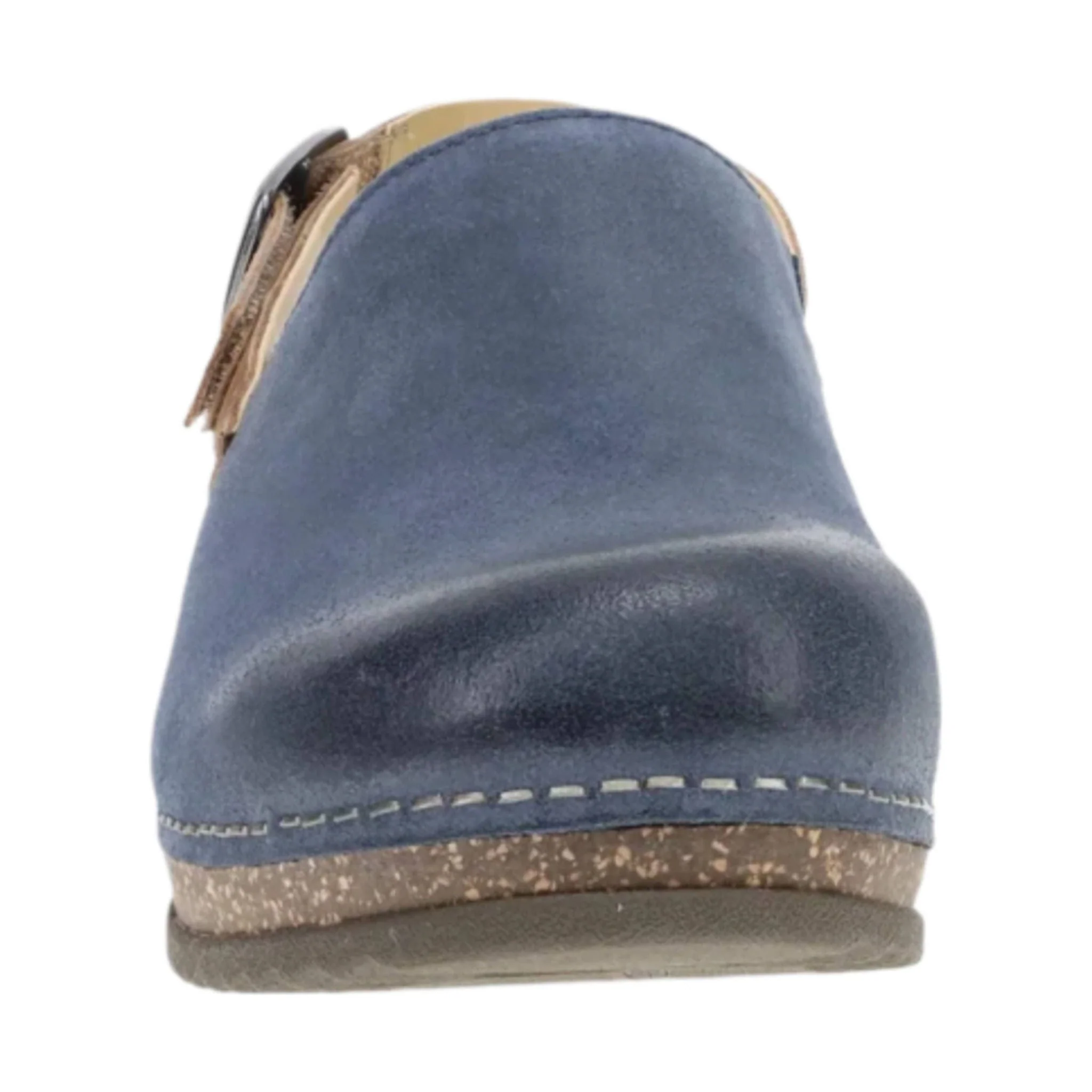Dansko Women's Merrin Shoes - Blue Burnished Suede Mule - Image 2