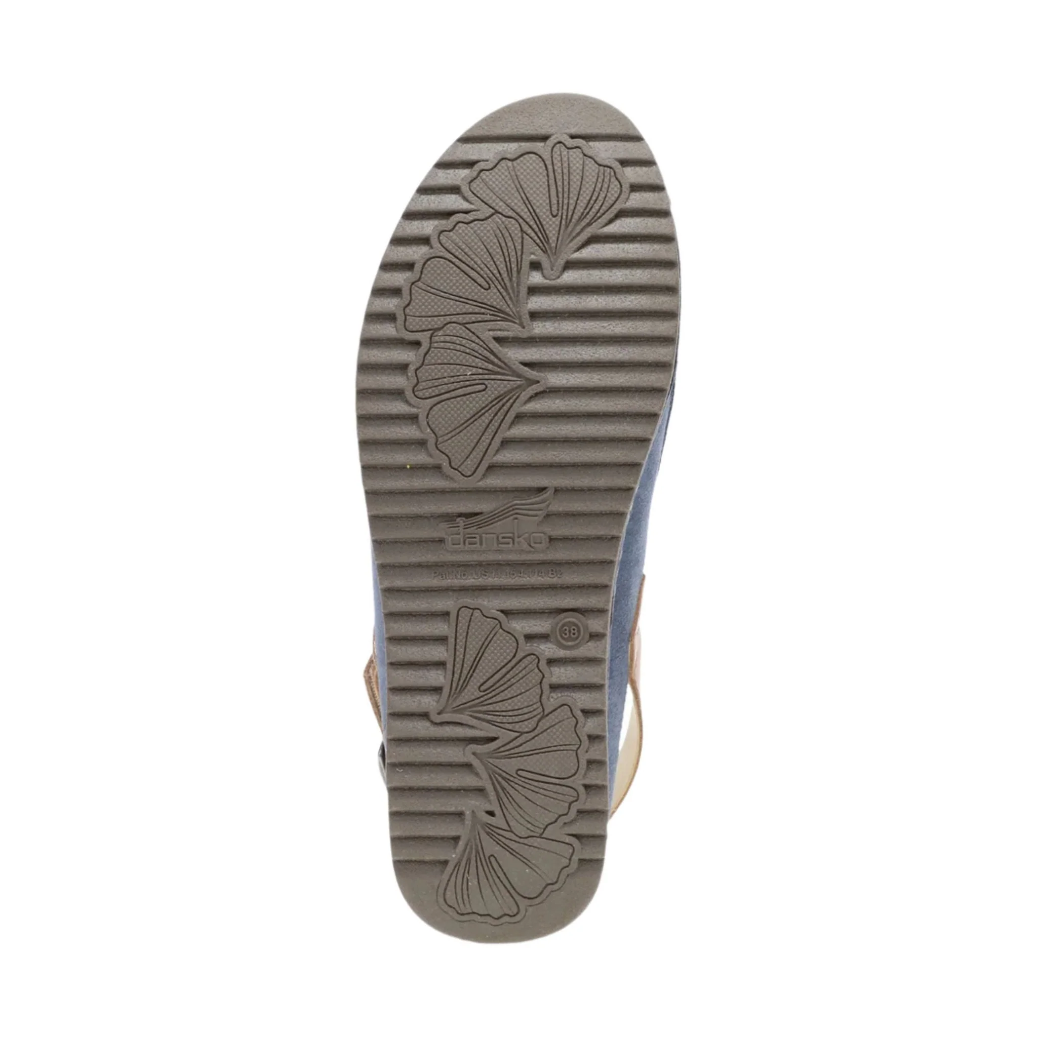 Dansko Women's Merrin Shoes - Blue Burnished Suede Mule - Image 5