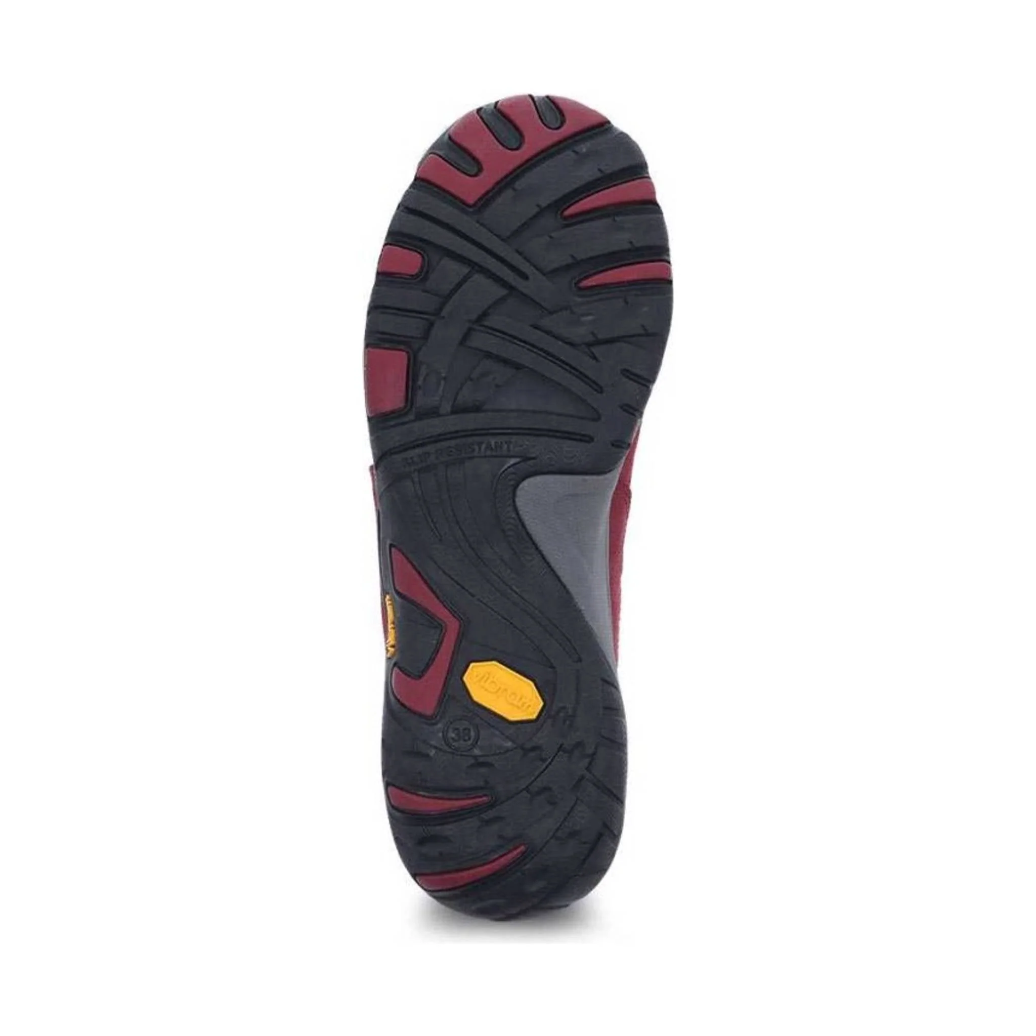 Dansko Women's Paisley Waterproof Sneaker - Red Burnished Suede - Image 7
