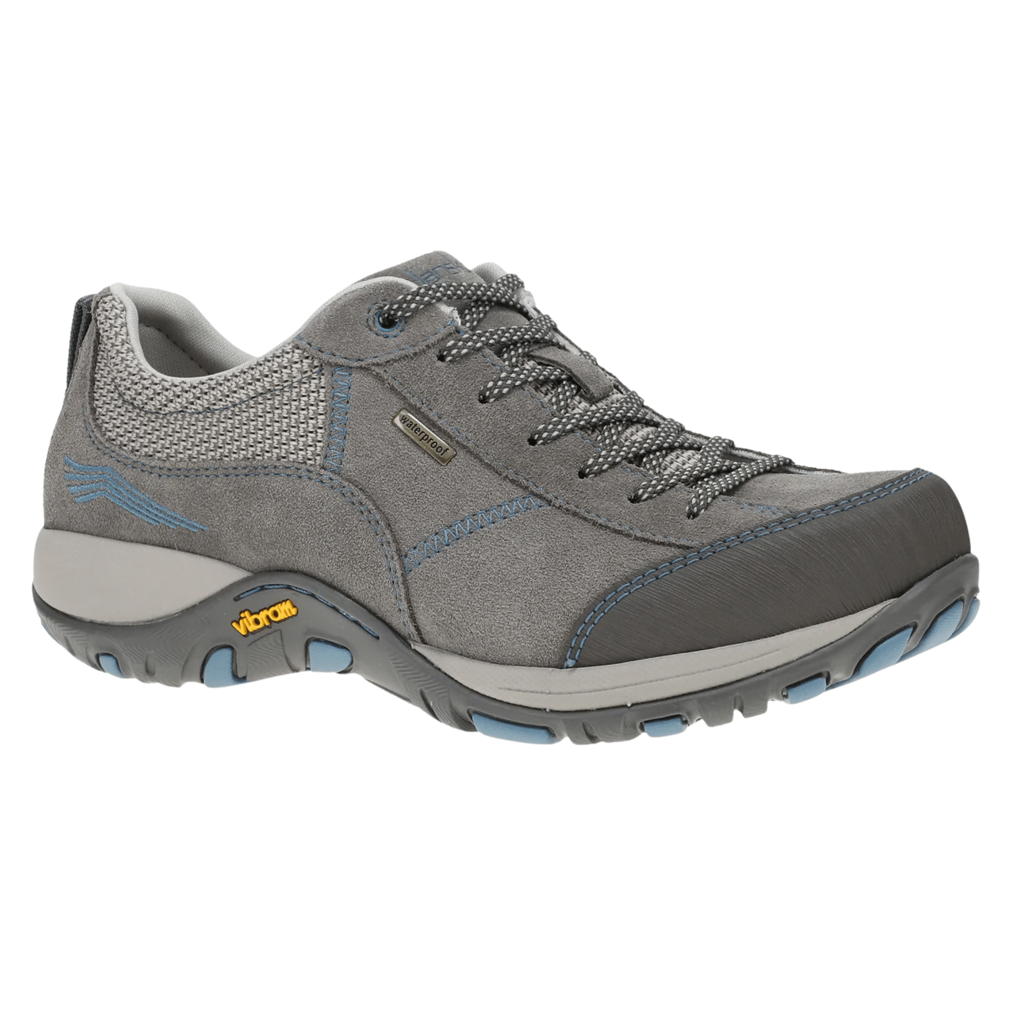 Dansko Women's Paisley Waterproof Sneaker - Grey/Blue Suede