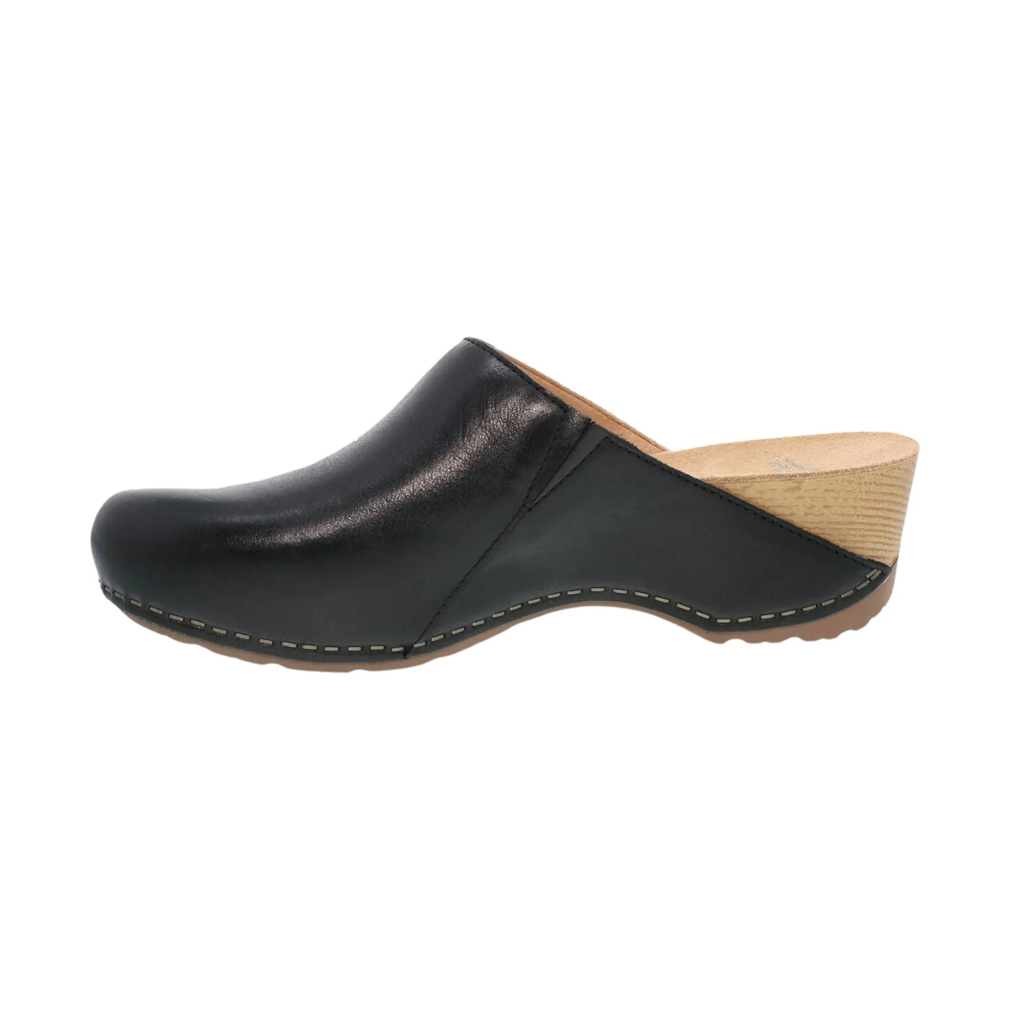 Dansko Women's Talulah Clog - Black Milled Burnished Mule - Image 2