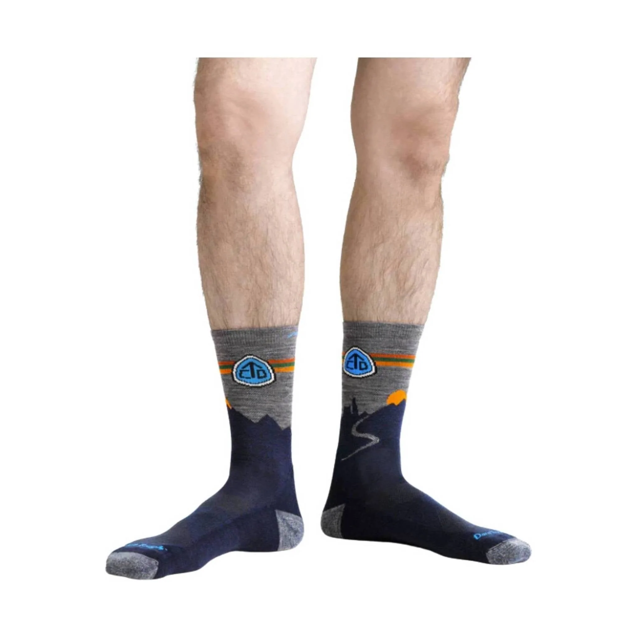Darn Tough Vermont CDT Micro Crew Lightweight Hiking Sock - Eclipse - Image 3