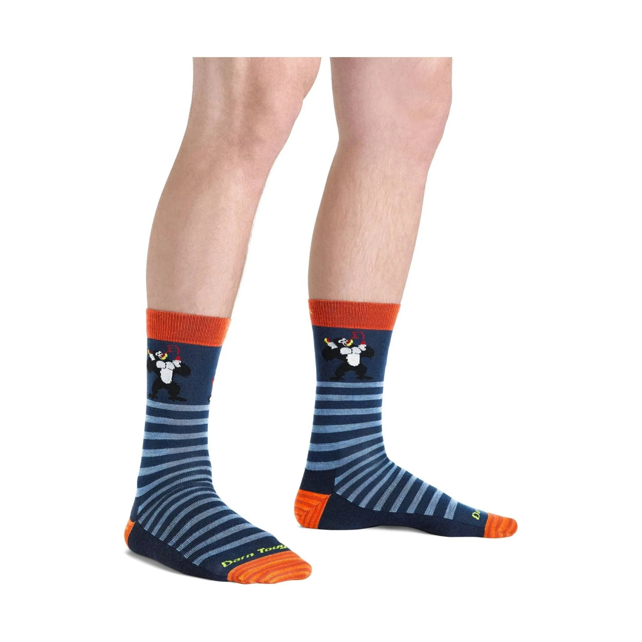 Darn Tough Vermont Men's Animal Haus Lightweight Lifestyle Sock - Deep Water - Image 3