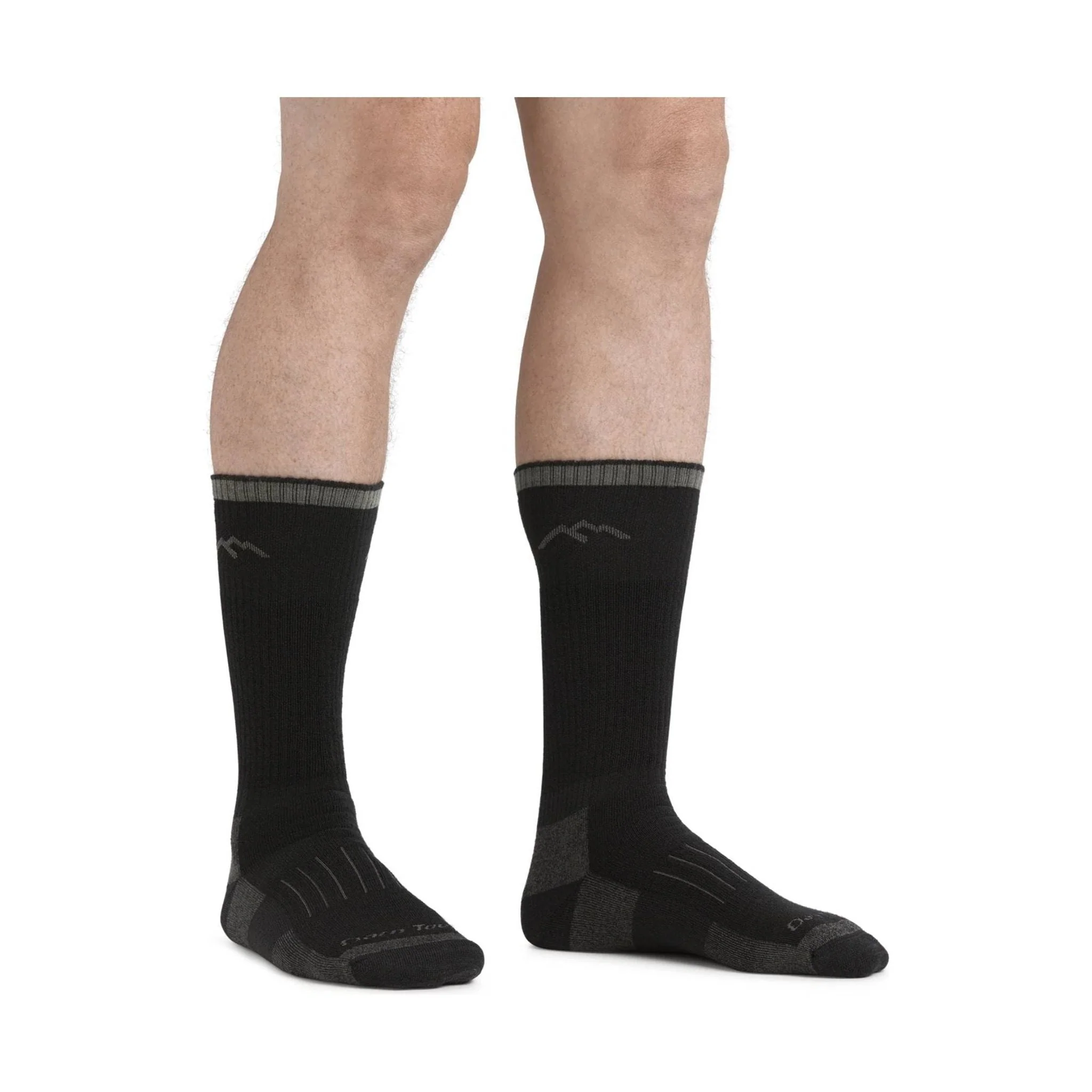 Darn Tough Vermont Men's Boot Full Cushion Midweight Hunting Sock - Charcoal - Image 2