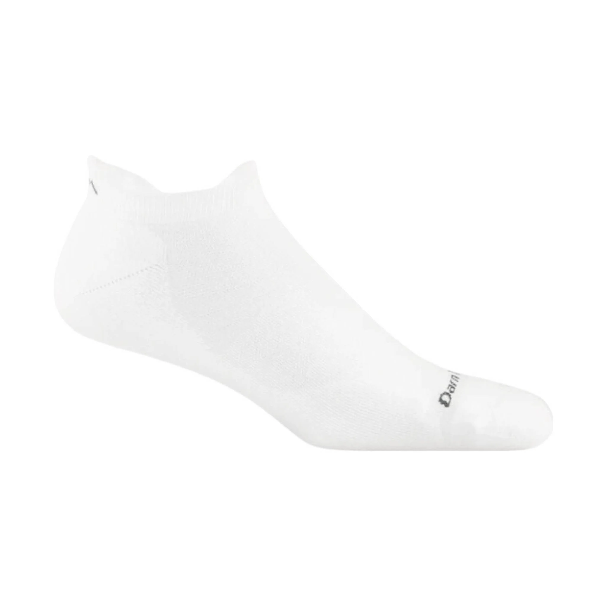 Darn Tough Vermont Men's Run No Show Tab Ultra Lightweight Running Sock - White