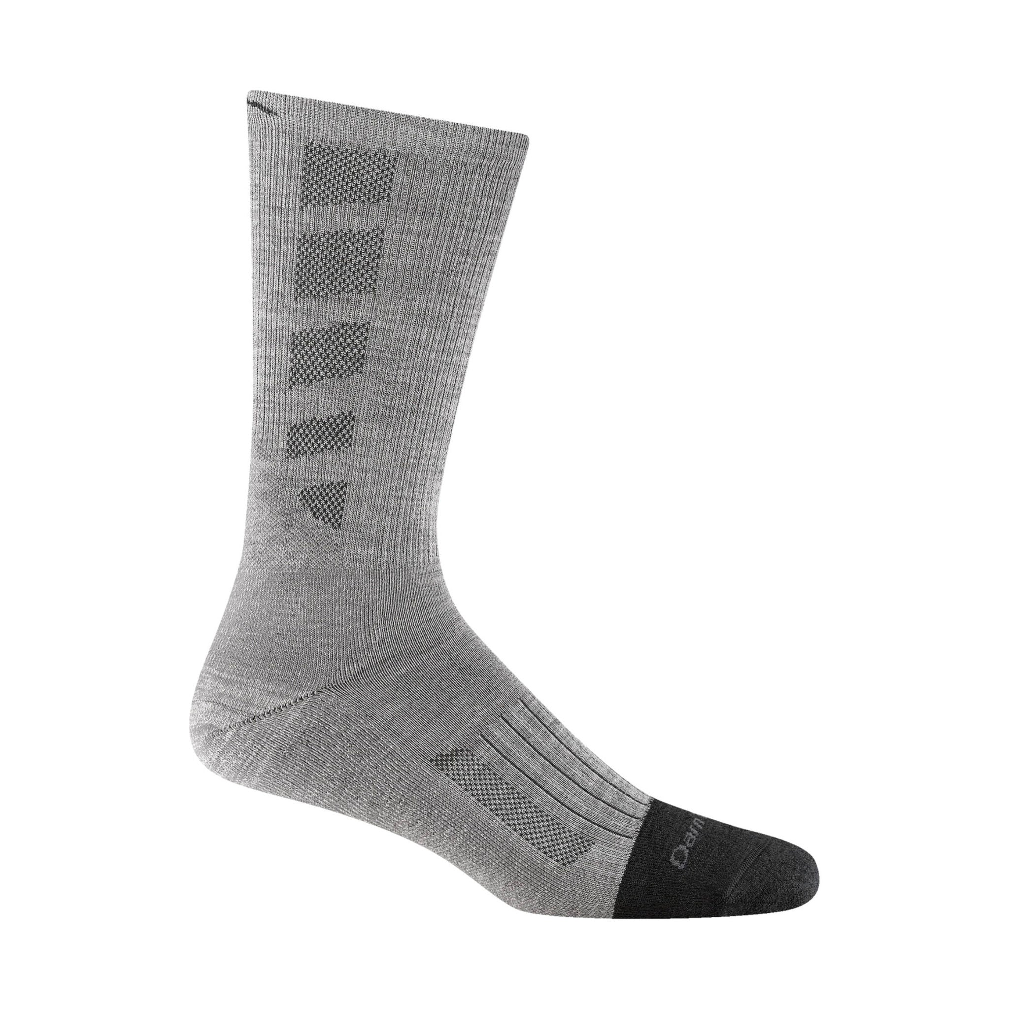 Darn Tough Vermont Men's Stanley K Boot Lightweight Work Sock - Ash