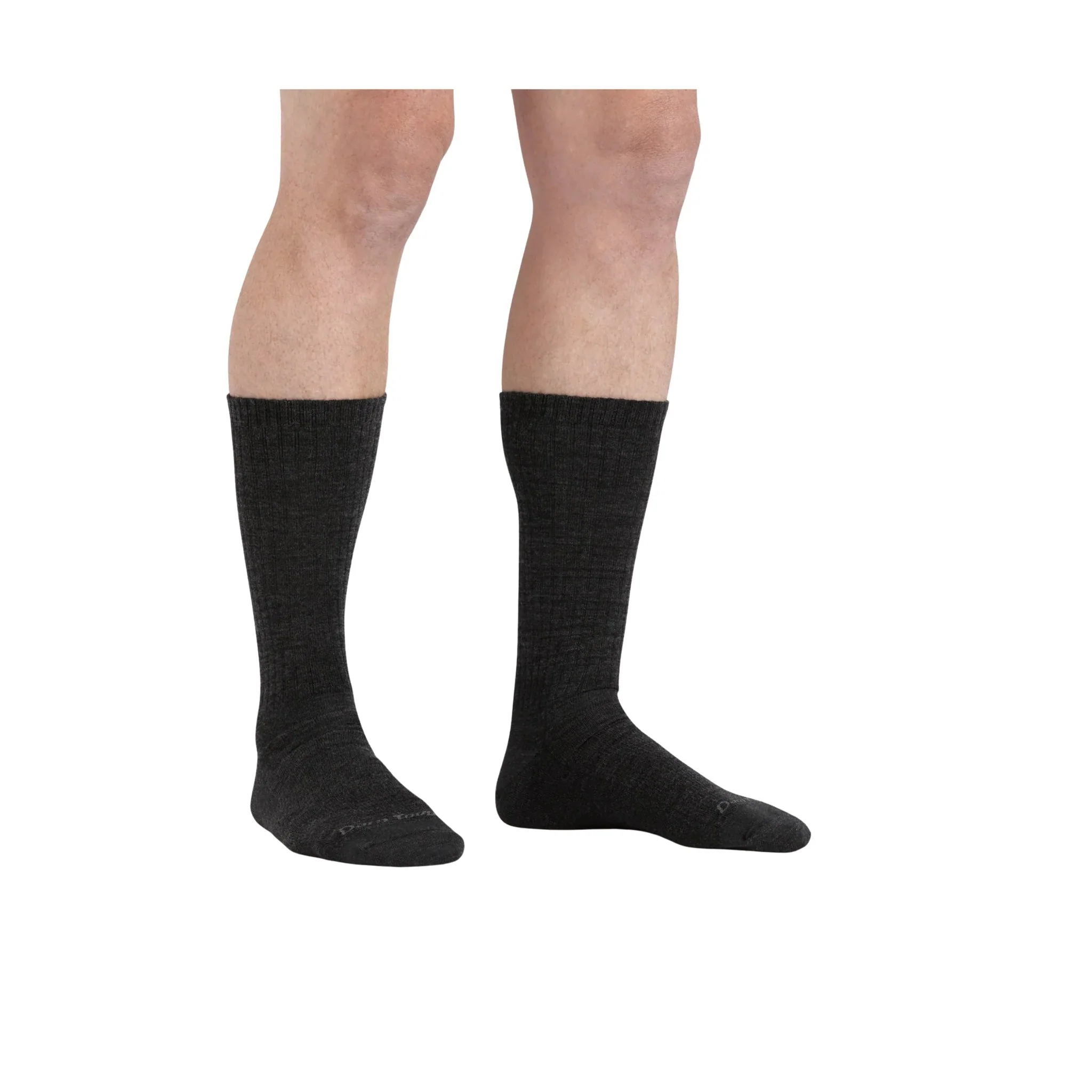 Darn Tough Vermont Men's The Standard Crew No Cushion Lightweight Lifestyle Sock - Black - Image 2