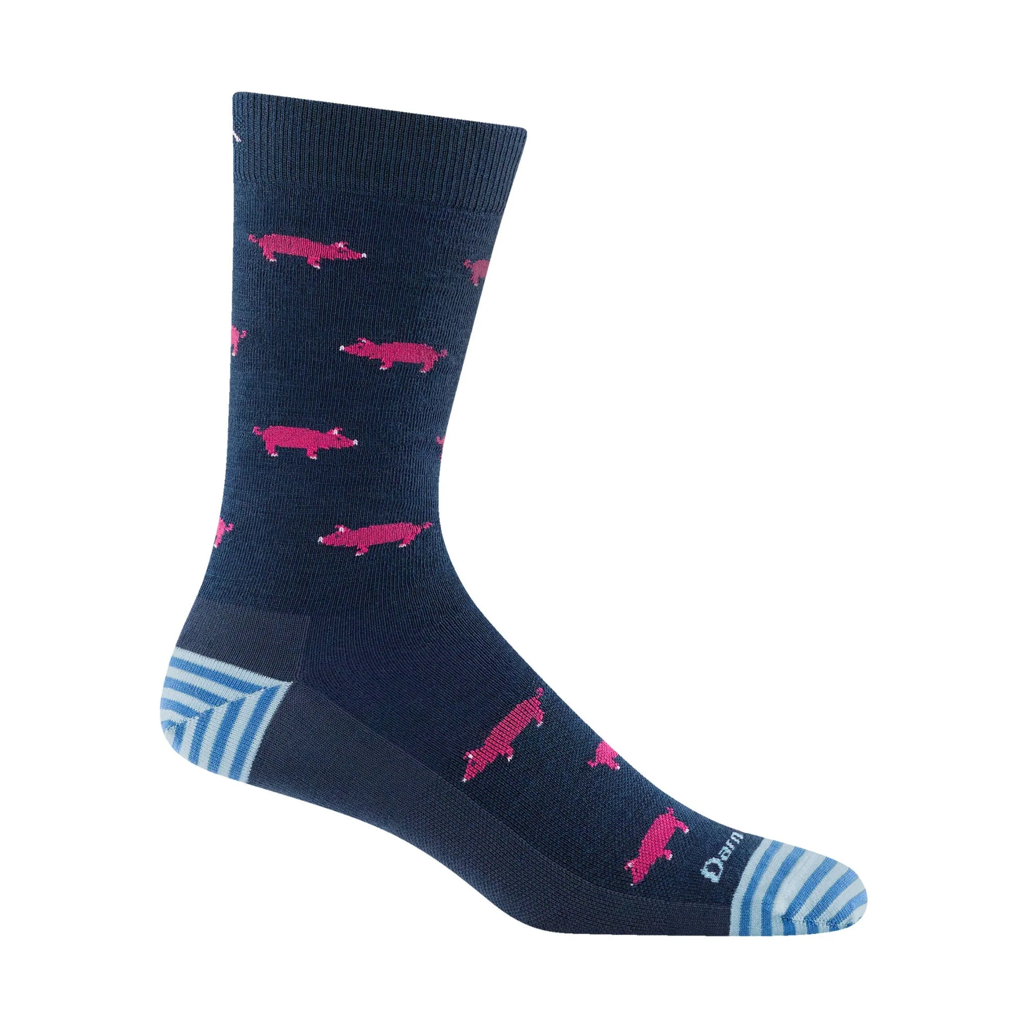 Darn Tough Vermont Men's Truffle Hog Lightweight Lifestyle Sock - Midnight