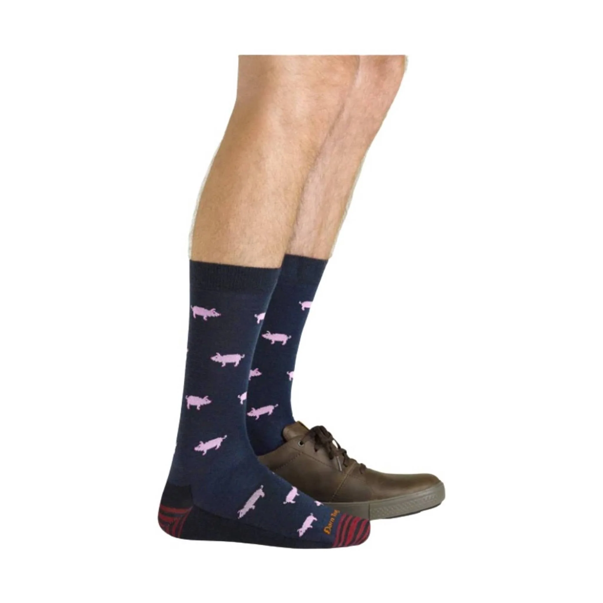 Darn Tough Vermont Men's Truffle Hog Lightweight Lifestyle Sock - Navy - Image 3