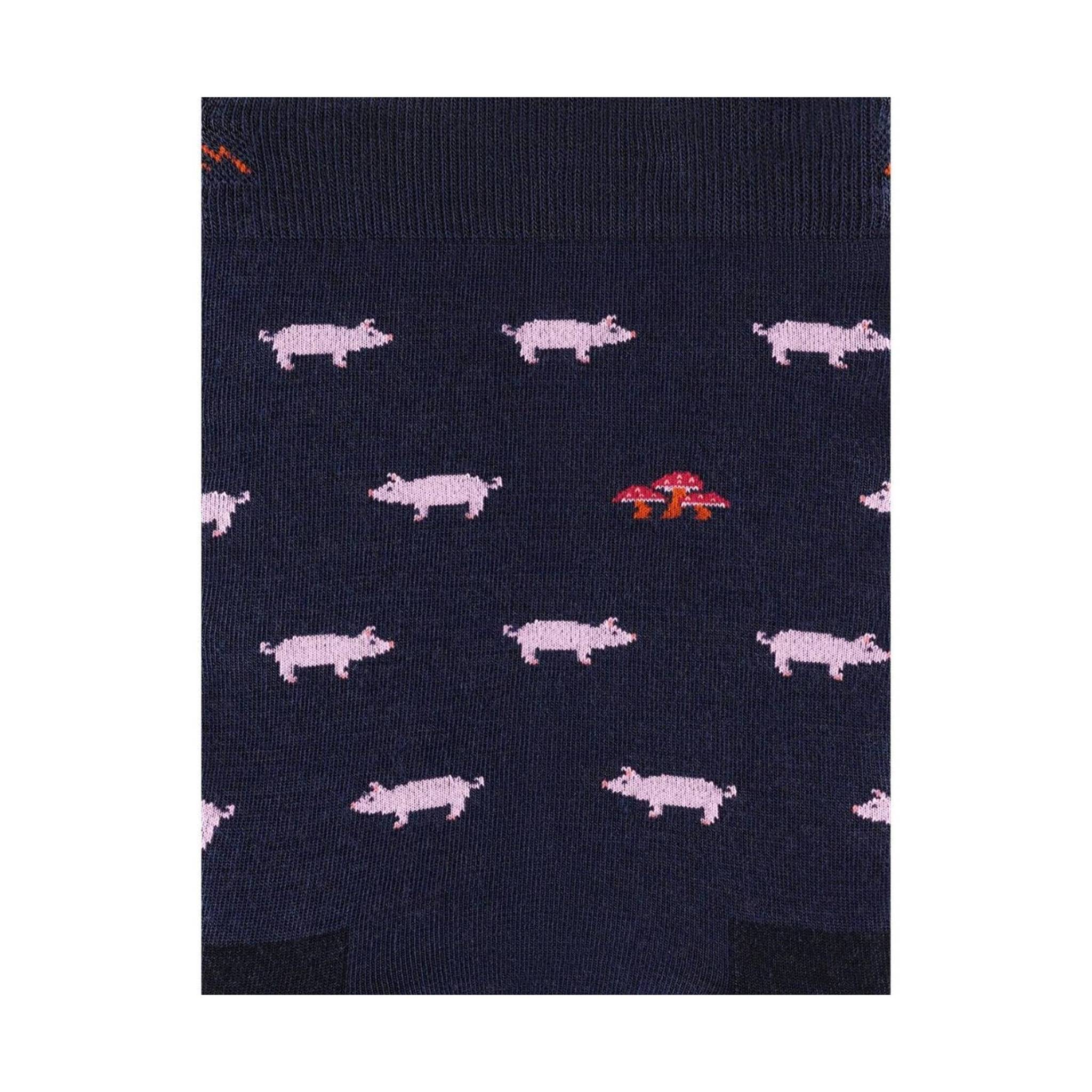 Darn Tough Vermont Men's Truffle Hog Lightweight Lifestyle Sock - Navy - Image 4