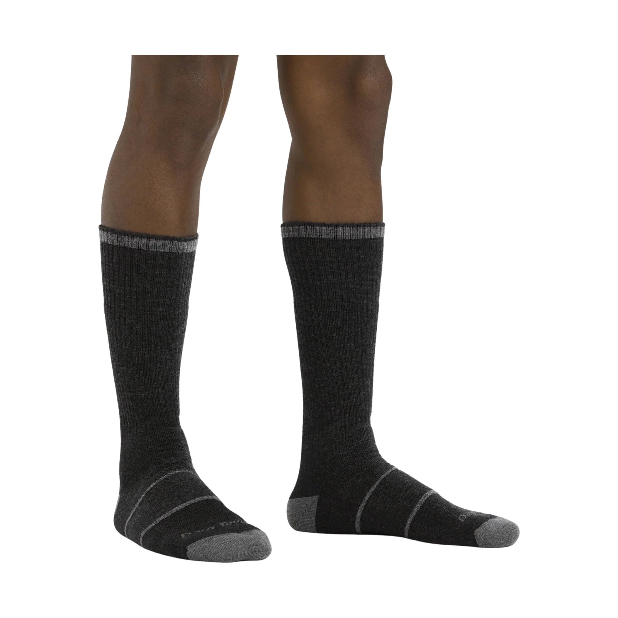 Darn Tough Vermont Men's William Jarvis Boot Midweight Work Sock - Gravel - Image 2
