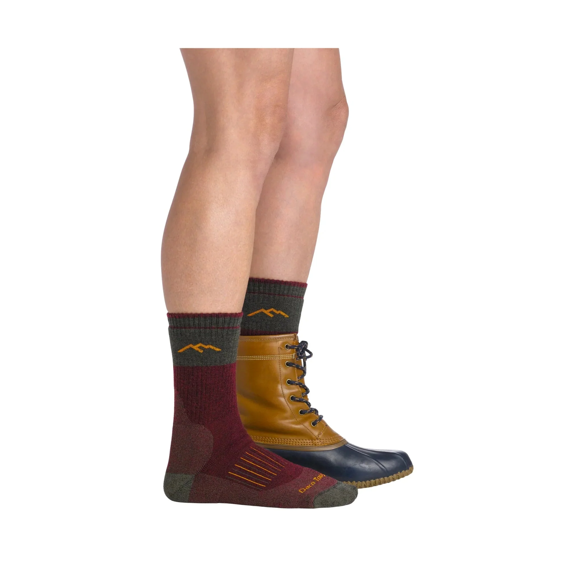 Darn Tough Vermont Women's Boot Heavyweight Hunting Sock - Ember - Image 2