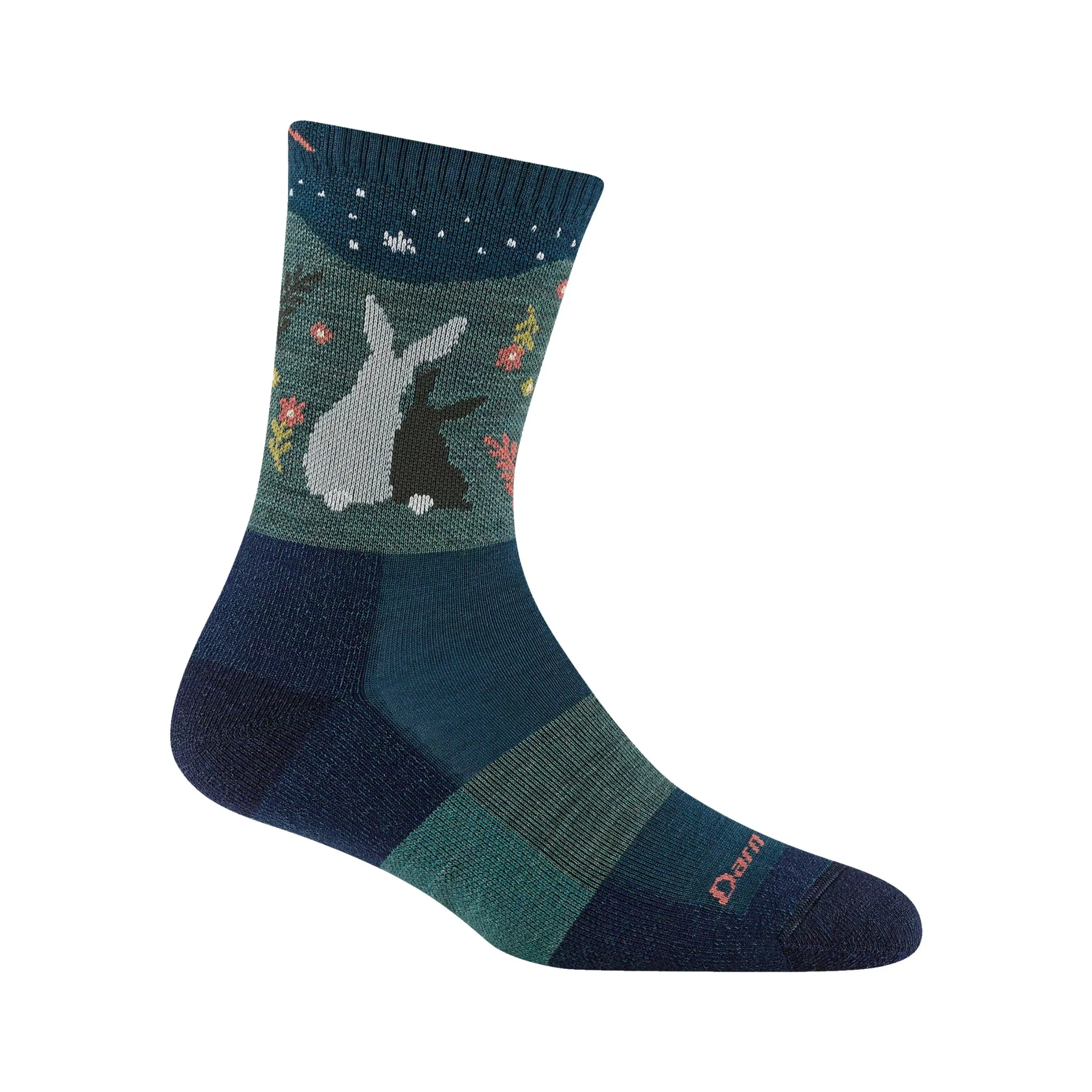 Darn Tough Vermont Women's Critter Club Lightweight Hiking Sock - Eclipse