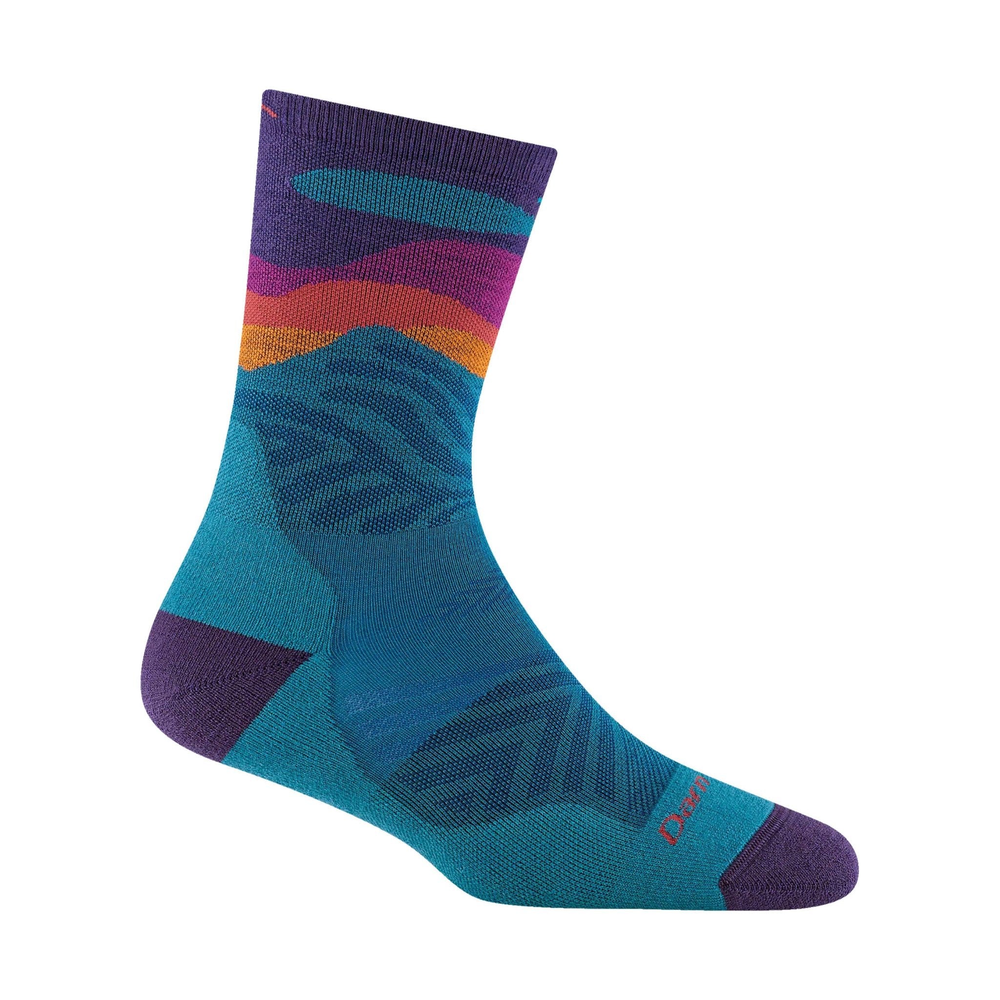 Darn Tough Vermont Women's Mirnavated Micro Crew Ultra Lightweight Running Sock - Cascade - Image 2