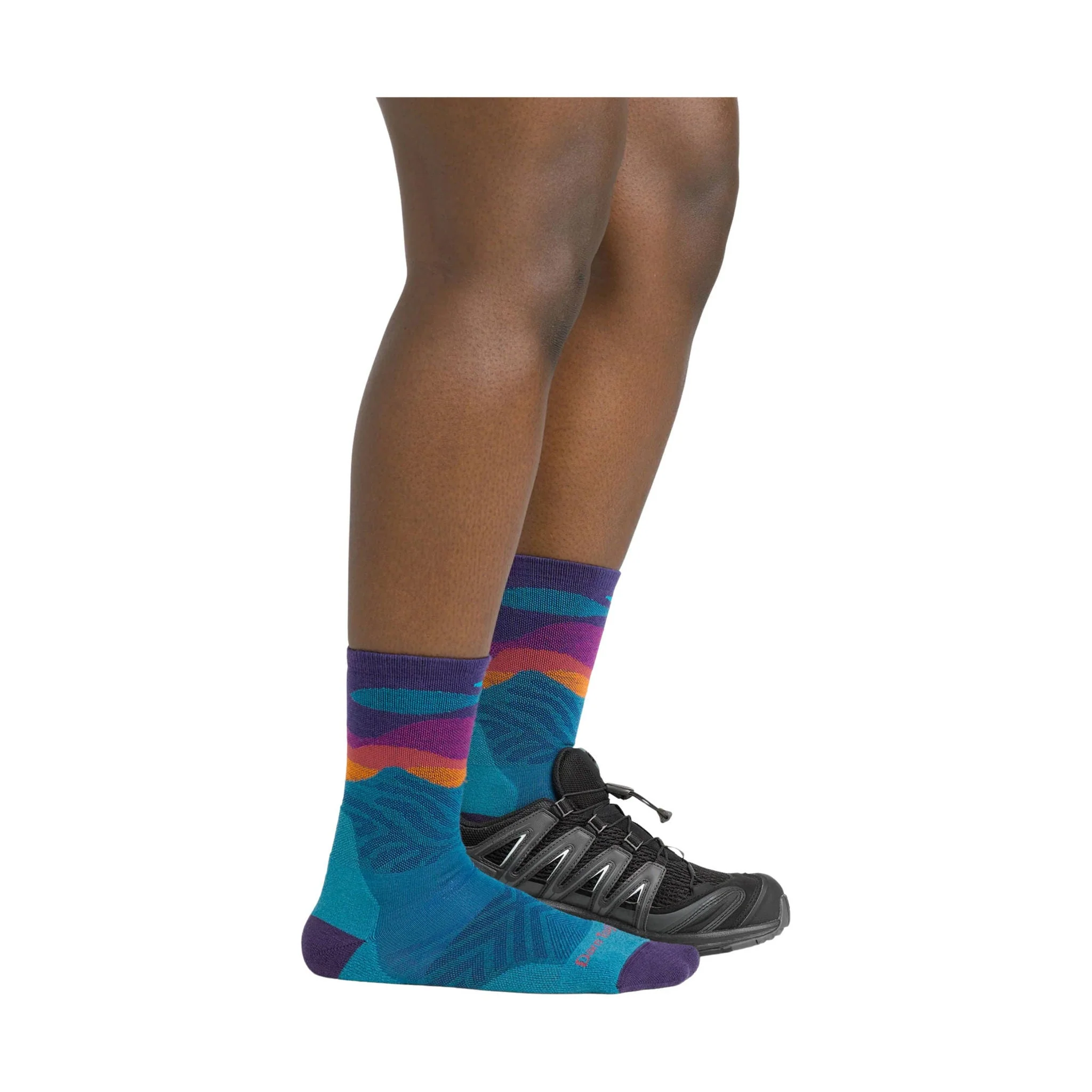 Darn Tough Vermont Women's Mirnavated Micro Crew Ultra Lightweight Running Sock - Cascade - Image 4