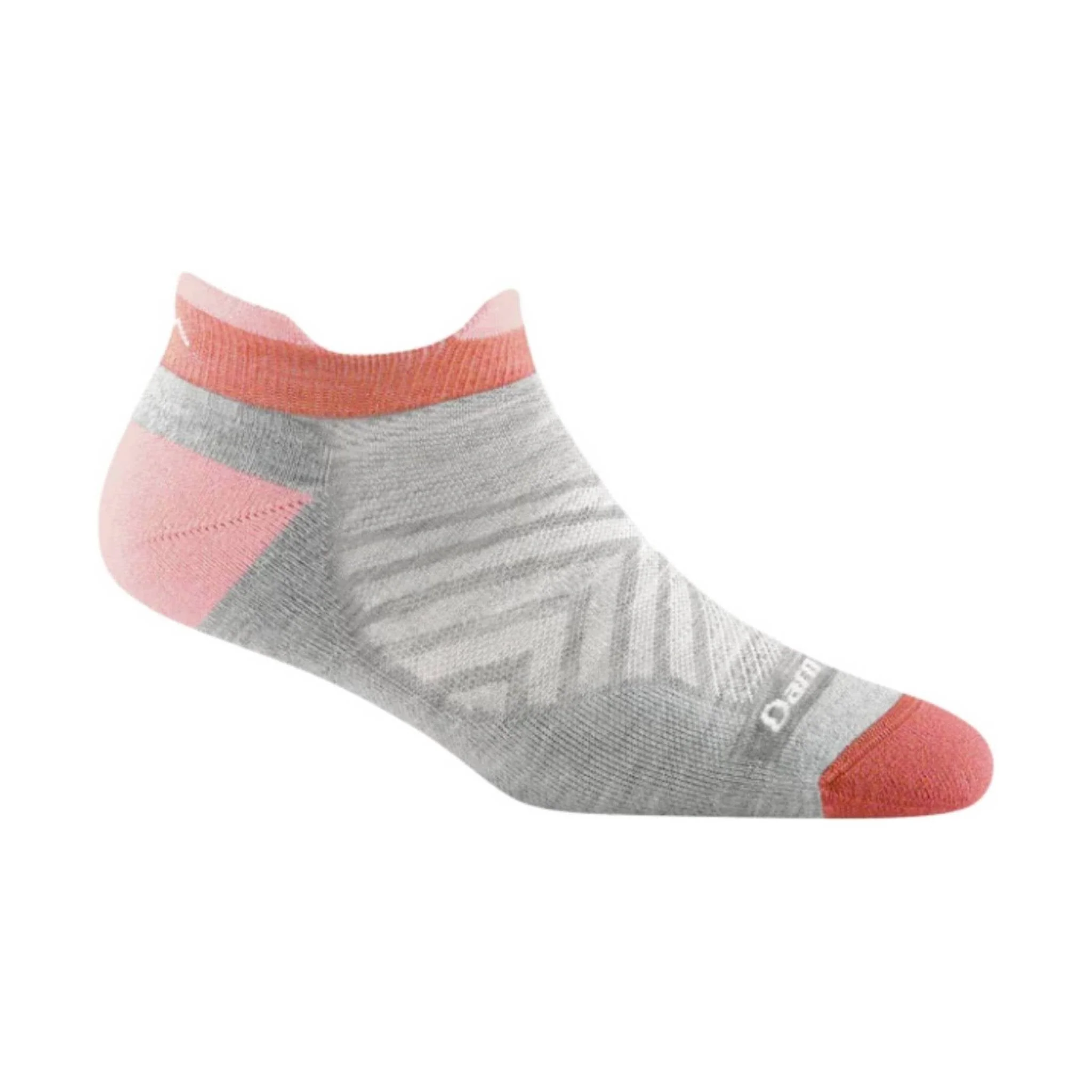 Darn Tough Vermont Women's Run No Show Tab Ultra Lightweight Sock - Ash
