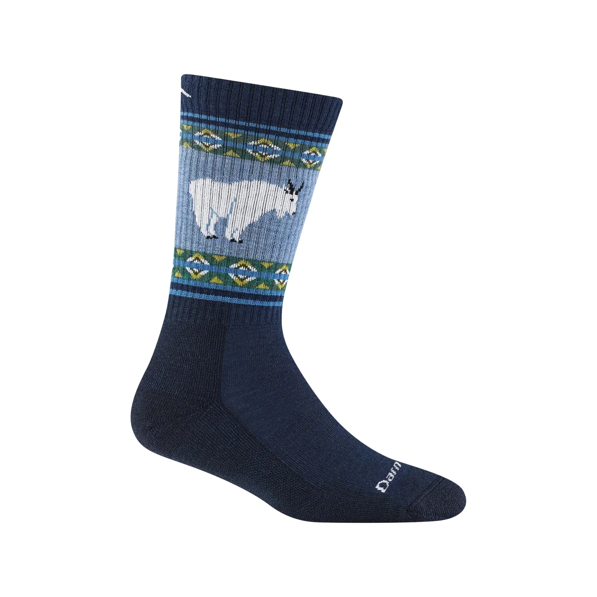 Darn Tough Vermont Women's Vanna Grizzle Boot Midweight Hiking Sock - Goat Blue