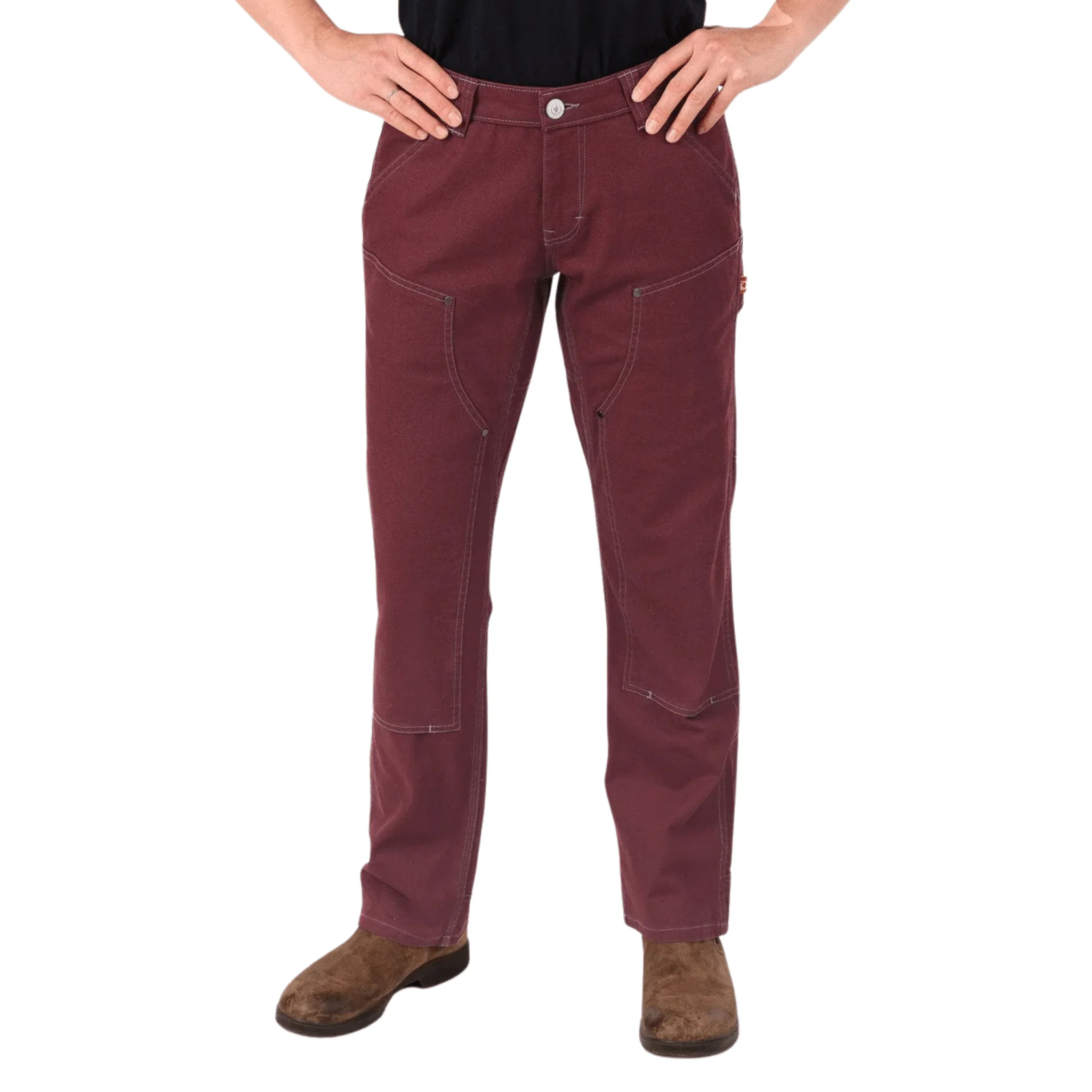 Dovetail Women's Anna Taskpant - Elderberry Canvas - Image 2