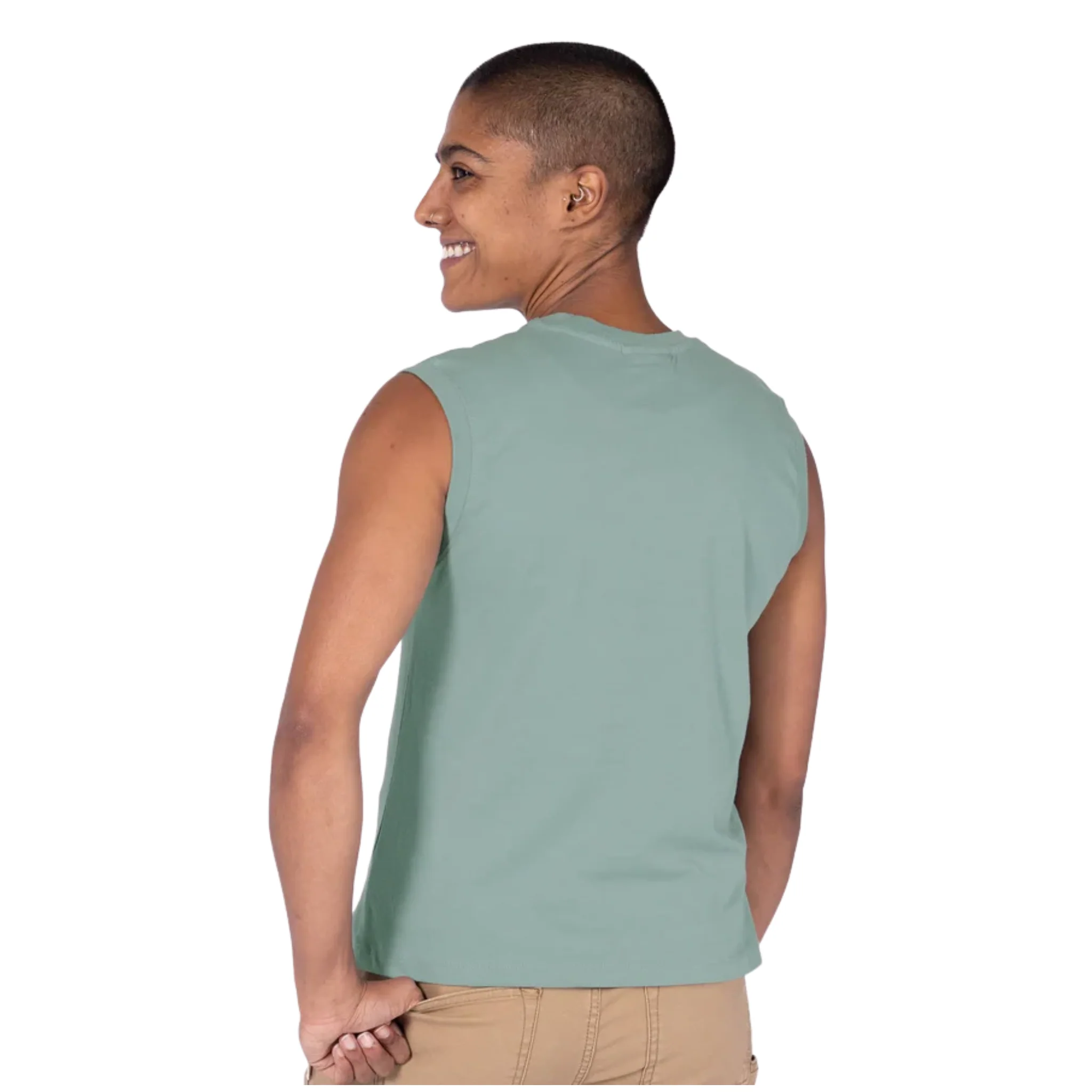 Dovetail Women's Go To Tank - Patina Green - Image 2