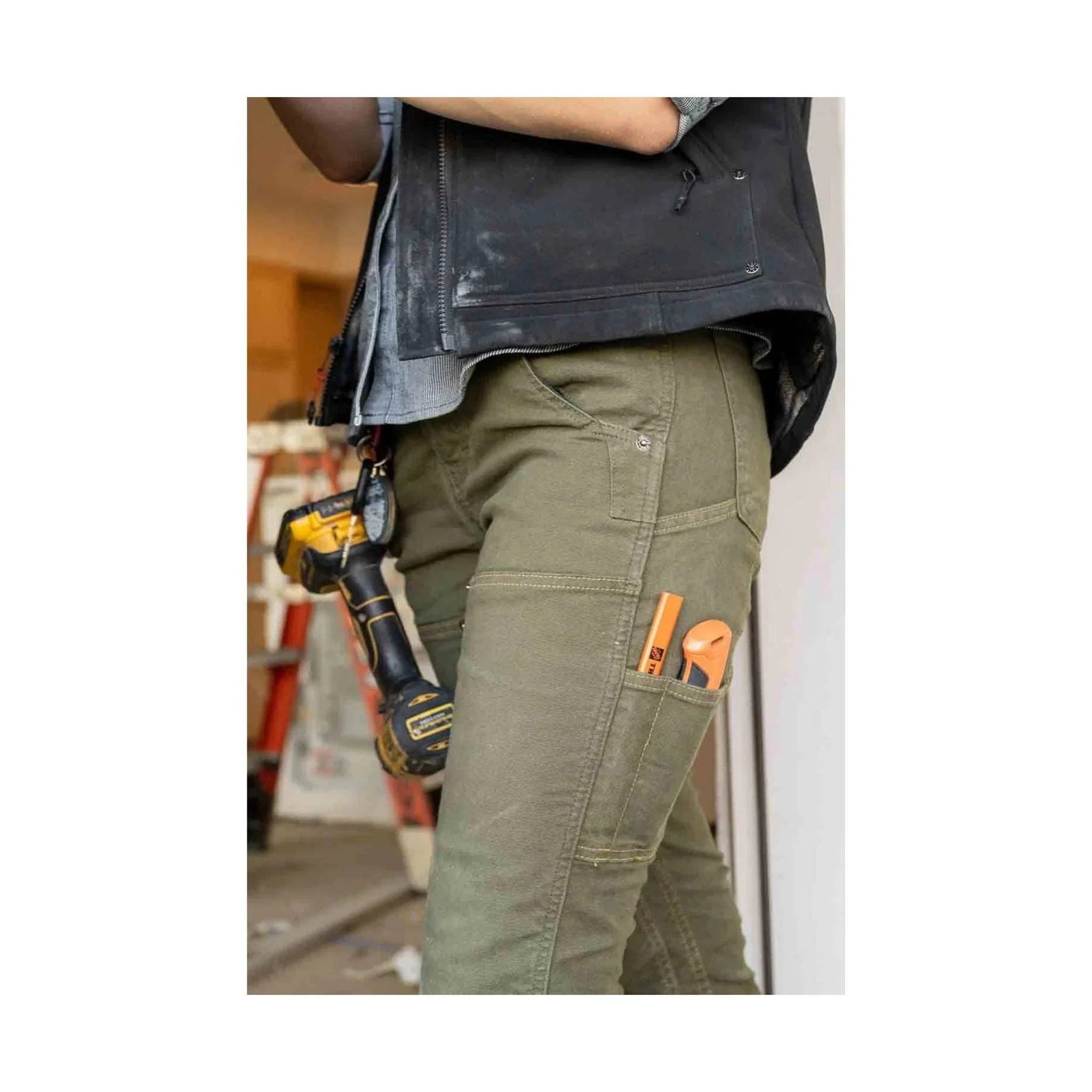 Dovetail Women's Maven X Pant - Moss Green - Image 3