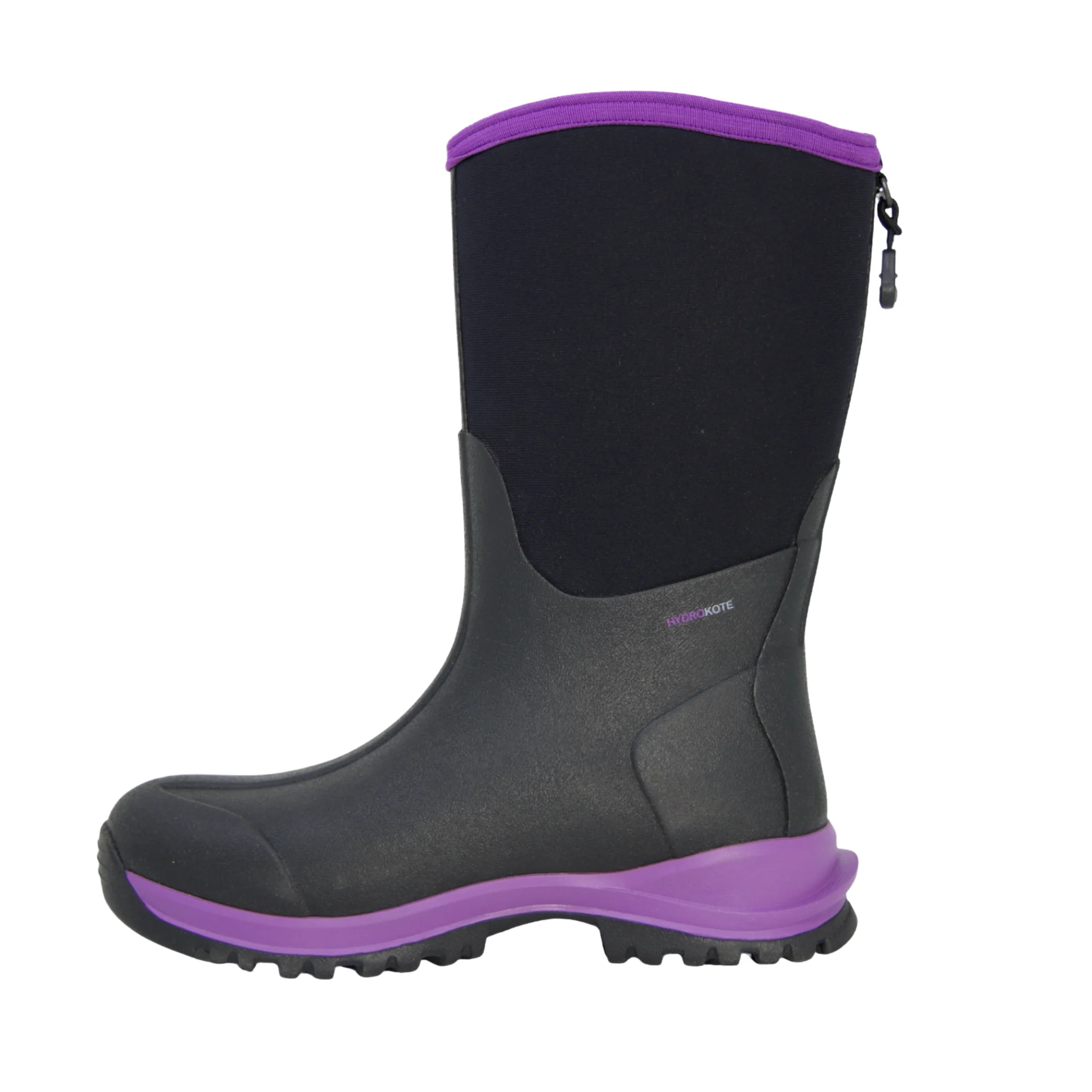 Dryshod Women's Legend MXT Mid Rain Boots - Black/Purple - Image 2