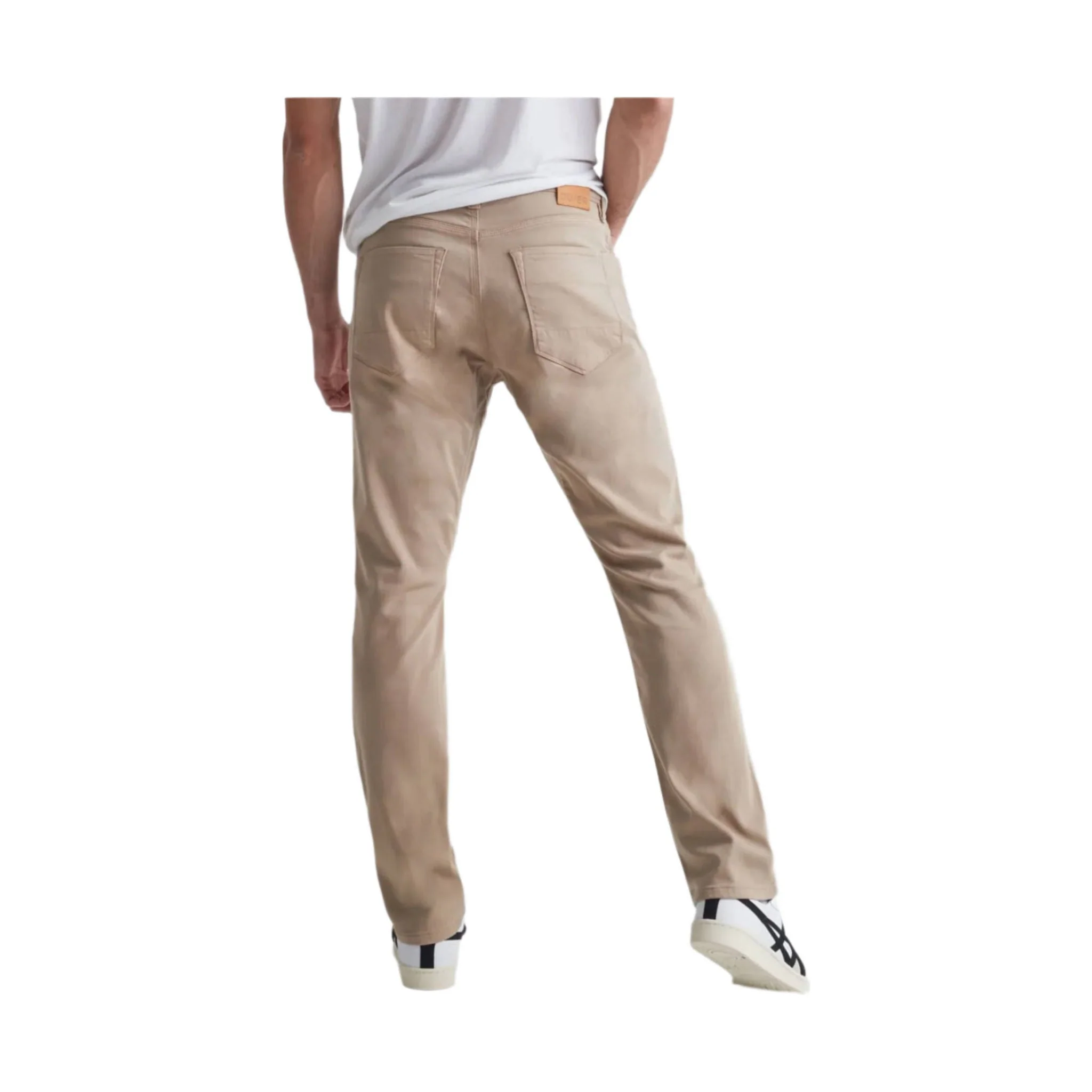 Duer Men's No Sweat Relaxed Taper Pant - Desert Khaki - Image 3